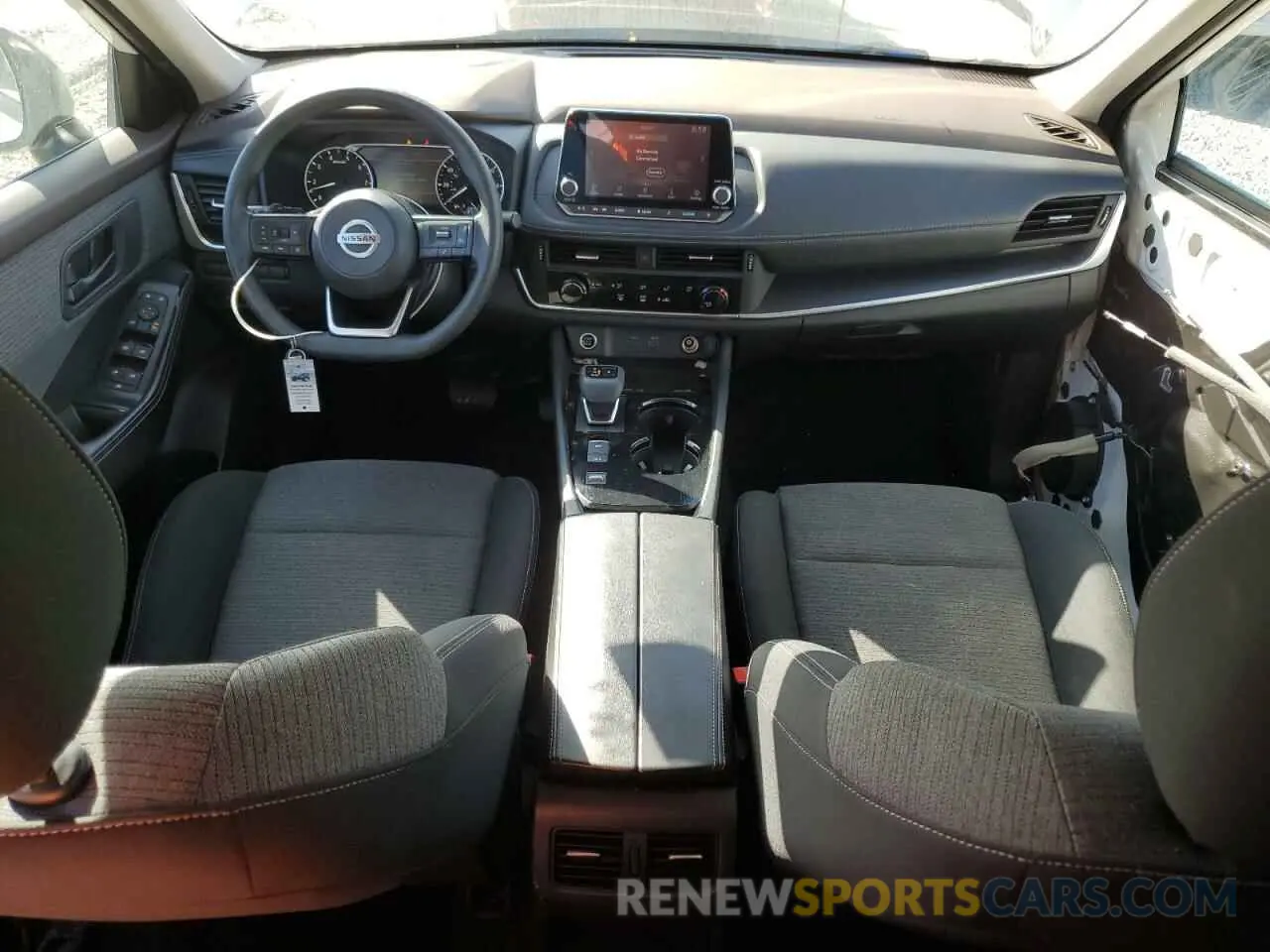 8 fotografías del automóvil dañado 5N1AT3AA0MC779985 NISSAN ROGUE 2021