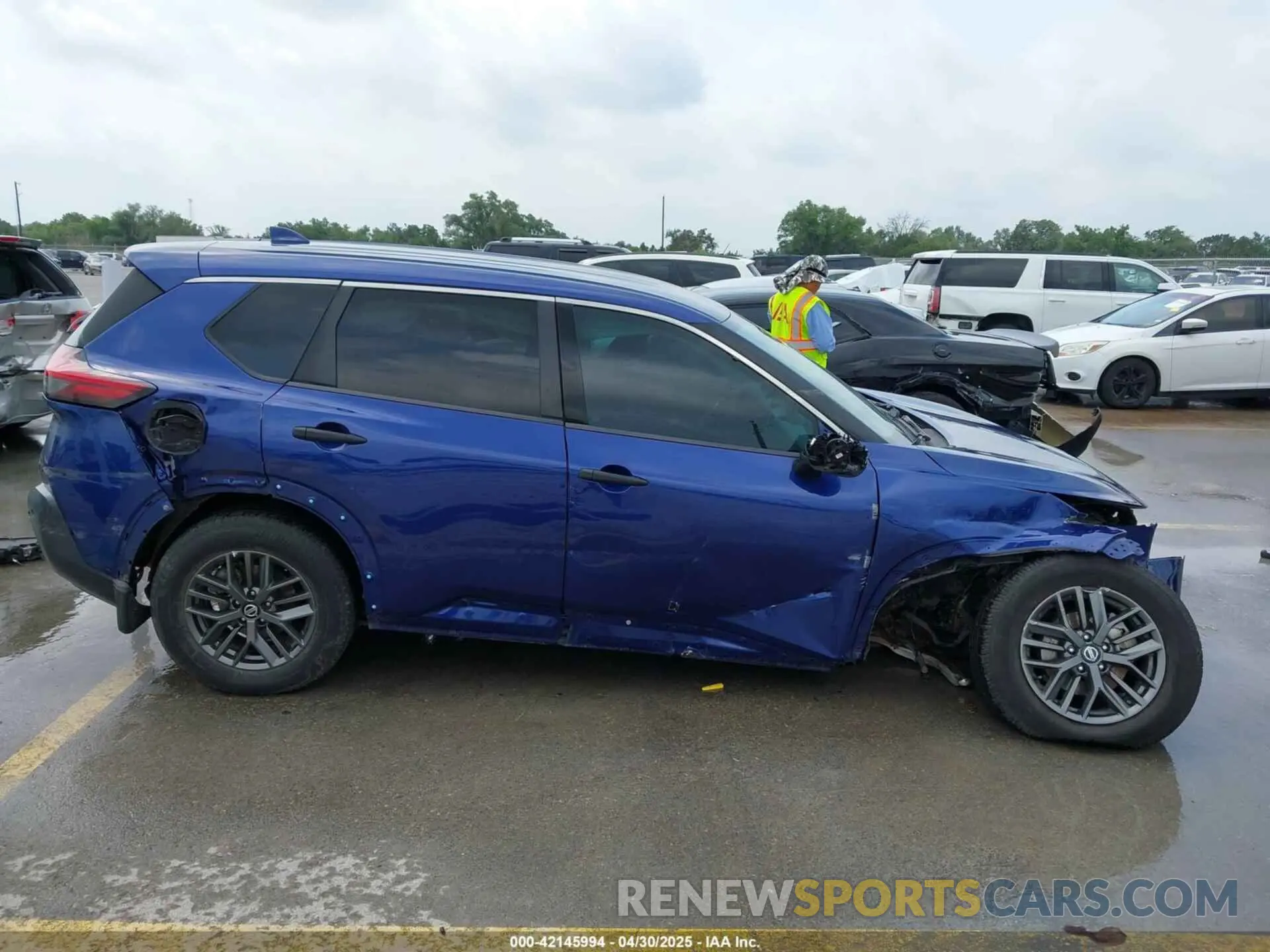 14 fotografías del automóvil dañado 5N1AT3AA3MC797994 NISSAN ROGUE 2021