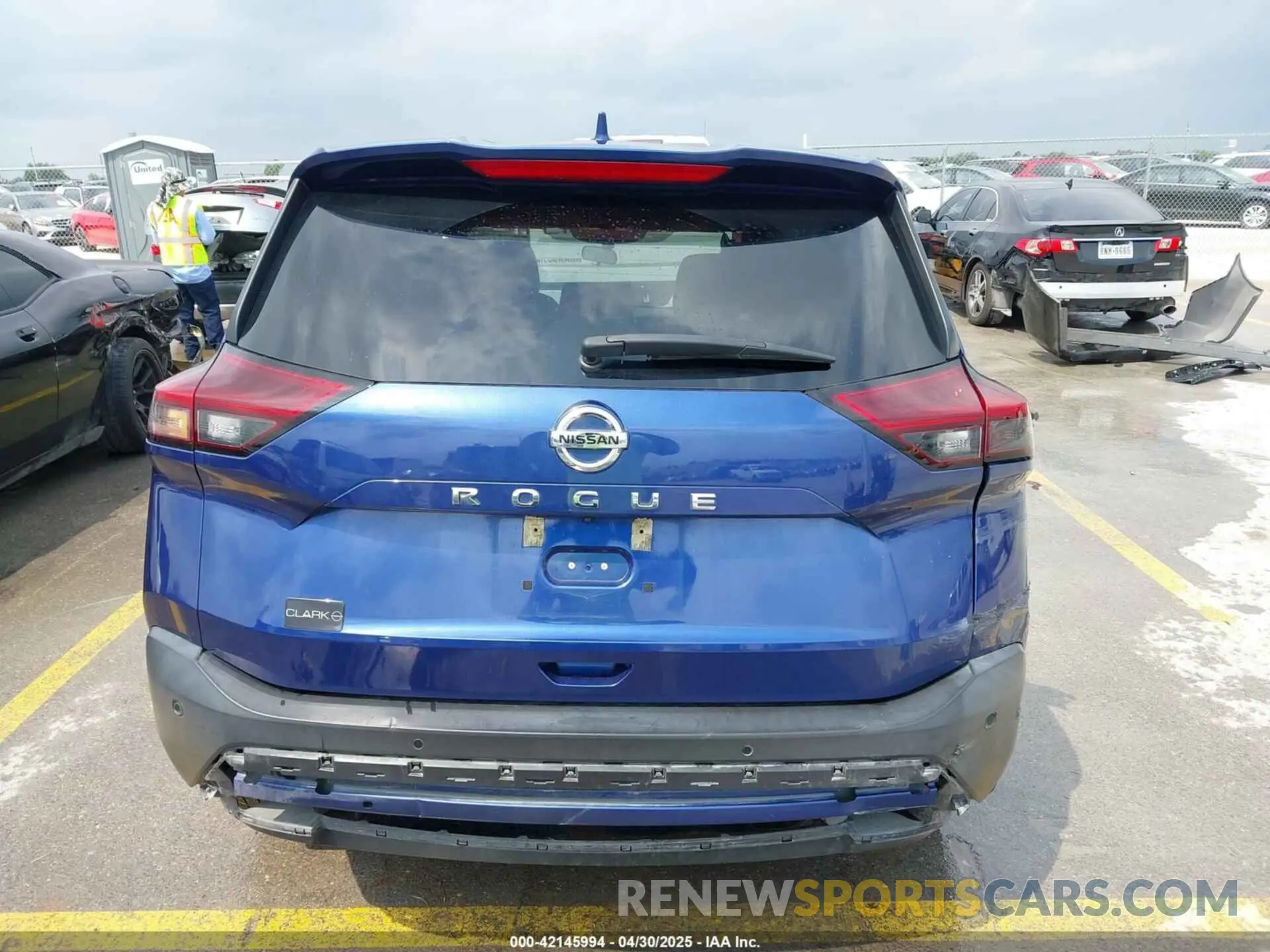 17 fotografías del automóvil dañado 5N1AT3AA3MC797994 NISSAN ROGUE 2021