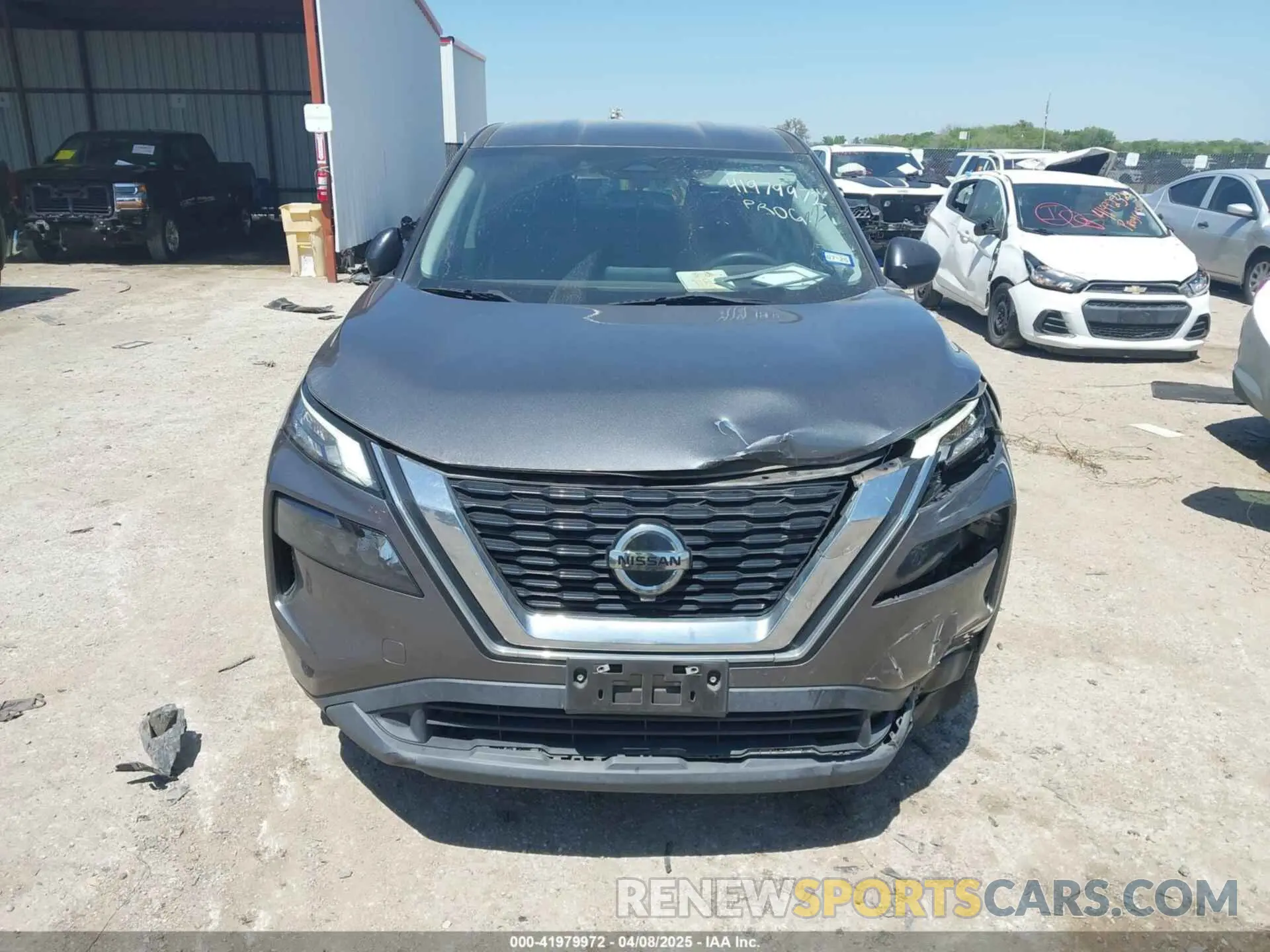 12 fotografías del automóvil dañado 5N1AT3AA3MC798580 NISSAN ROGUE 2021