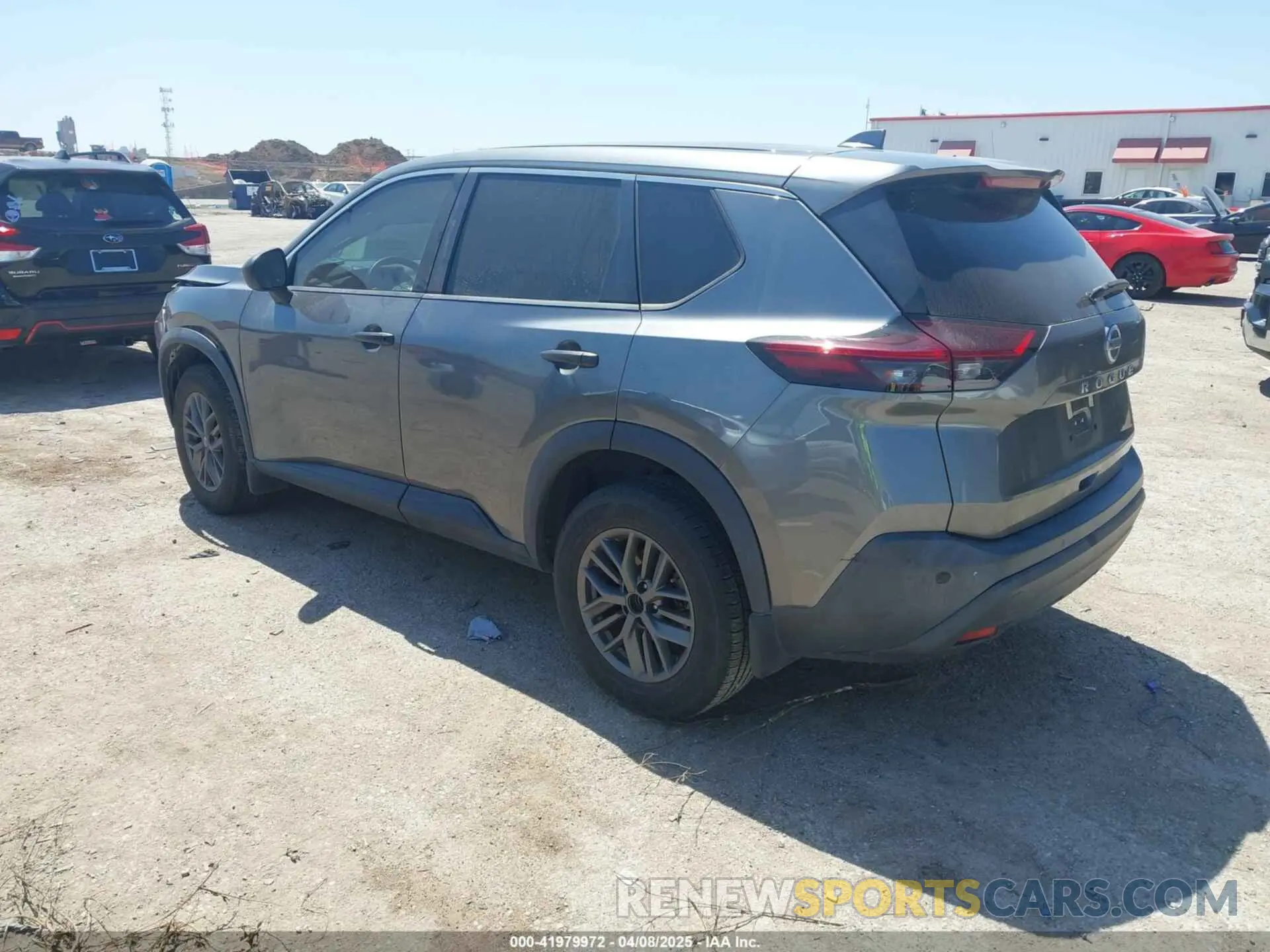 3 fotografías del automóvil dañado 5N1AT3AA3MC798580 NISSAN ROGUE 2021