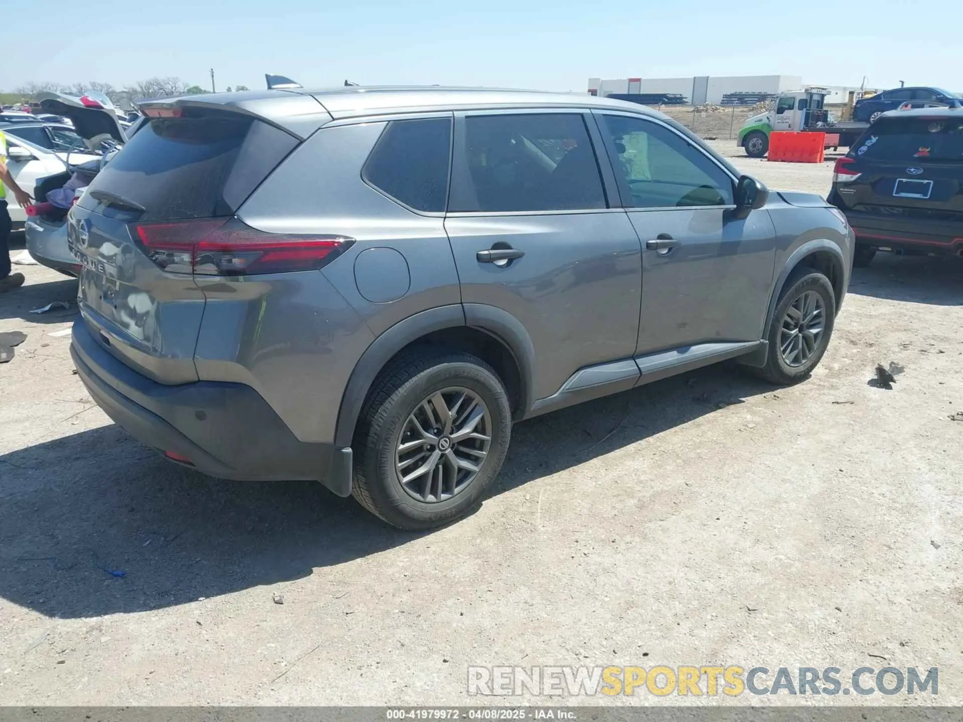 4 fotografías del automóvil dañado 5N1AT3AA3MC798580 NISSAN ROGUE 2021