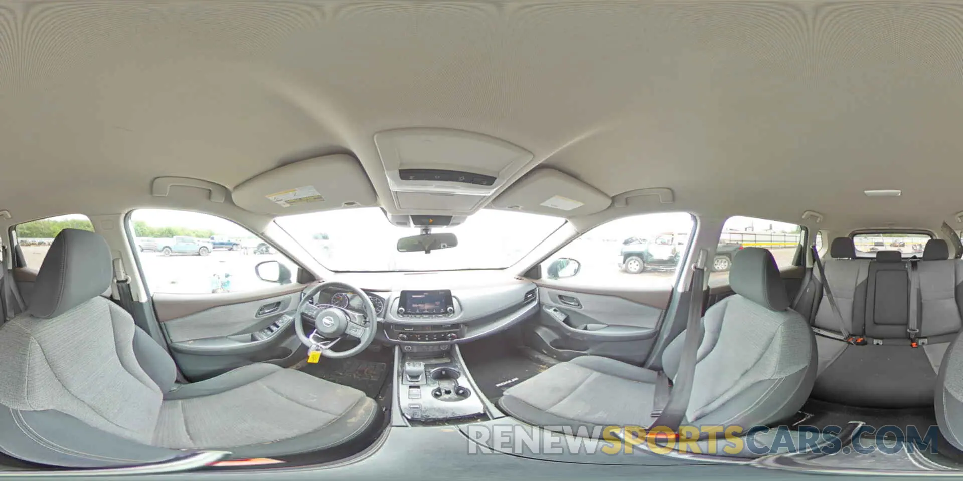 15 fotografías del automóvil dañado 5N1AT3AA4MC725654 NISSAN ROGUE 2021