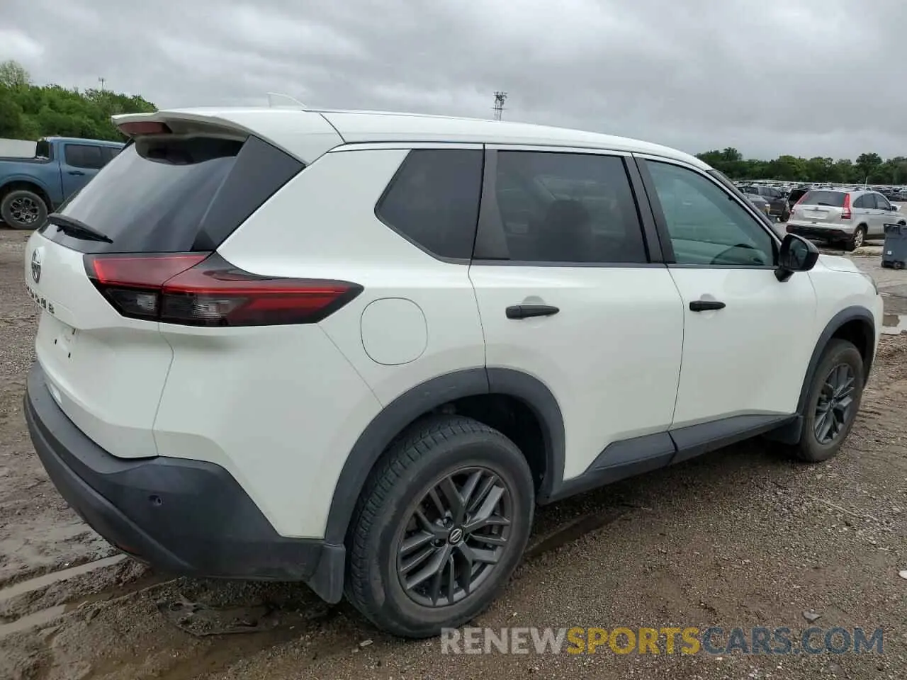 3 fotografías del automóvil dañado 5N1AT3AA4MC725654 NISSAN ROGUE 2021