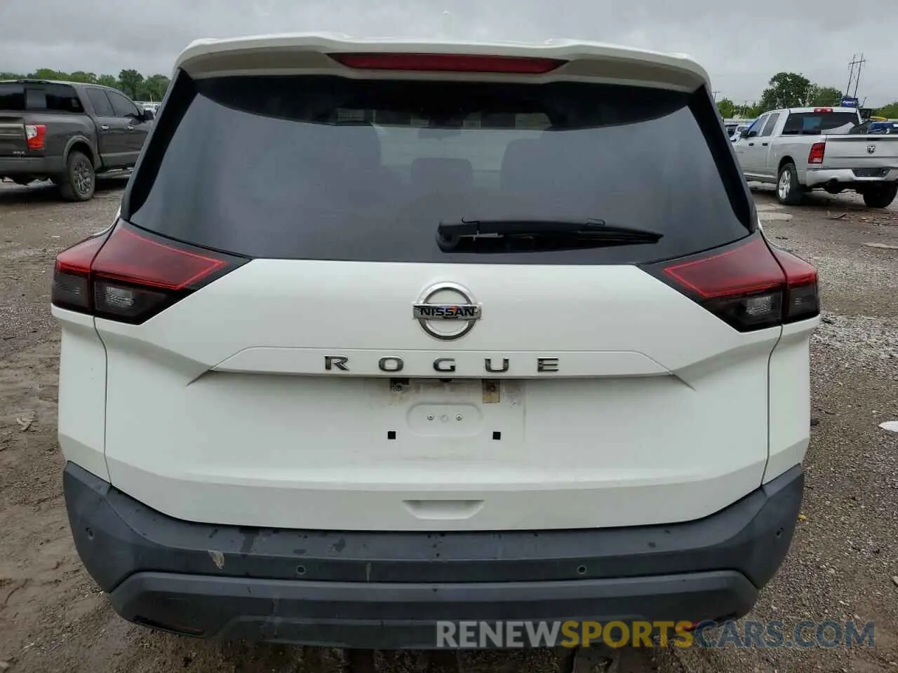 6 fotografías del automóvil dañado 5N1AT3AA4MC725654 NISSAN ROGUE 2021