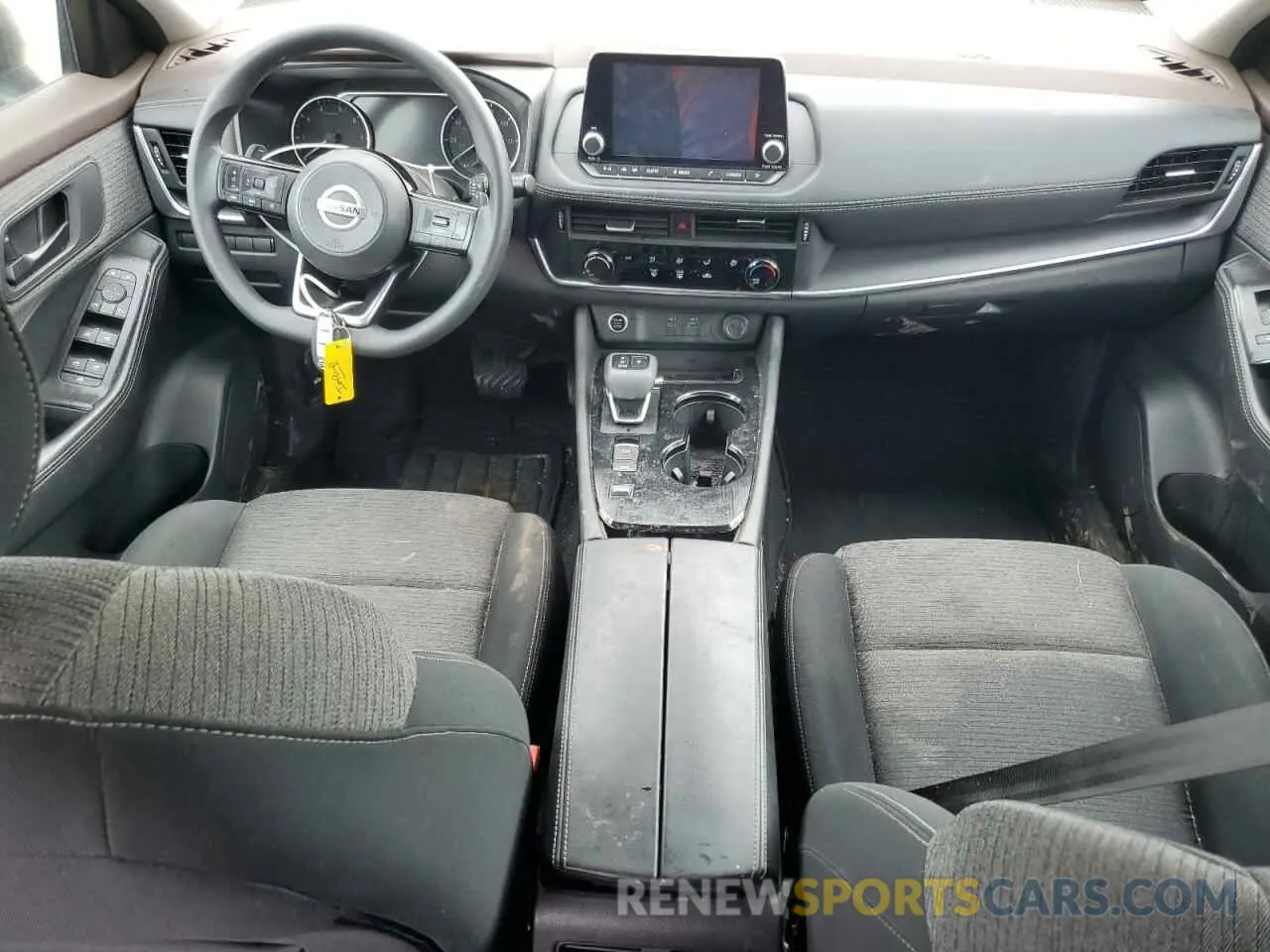 8 fotografías del automóvil dañado 5N1AT3AA4MC725654 NISSAN ROGUE 2021