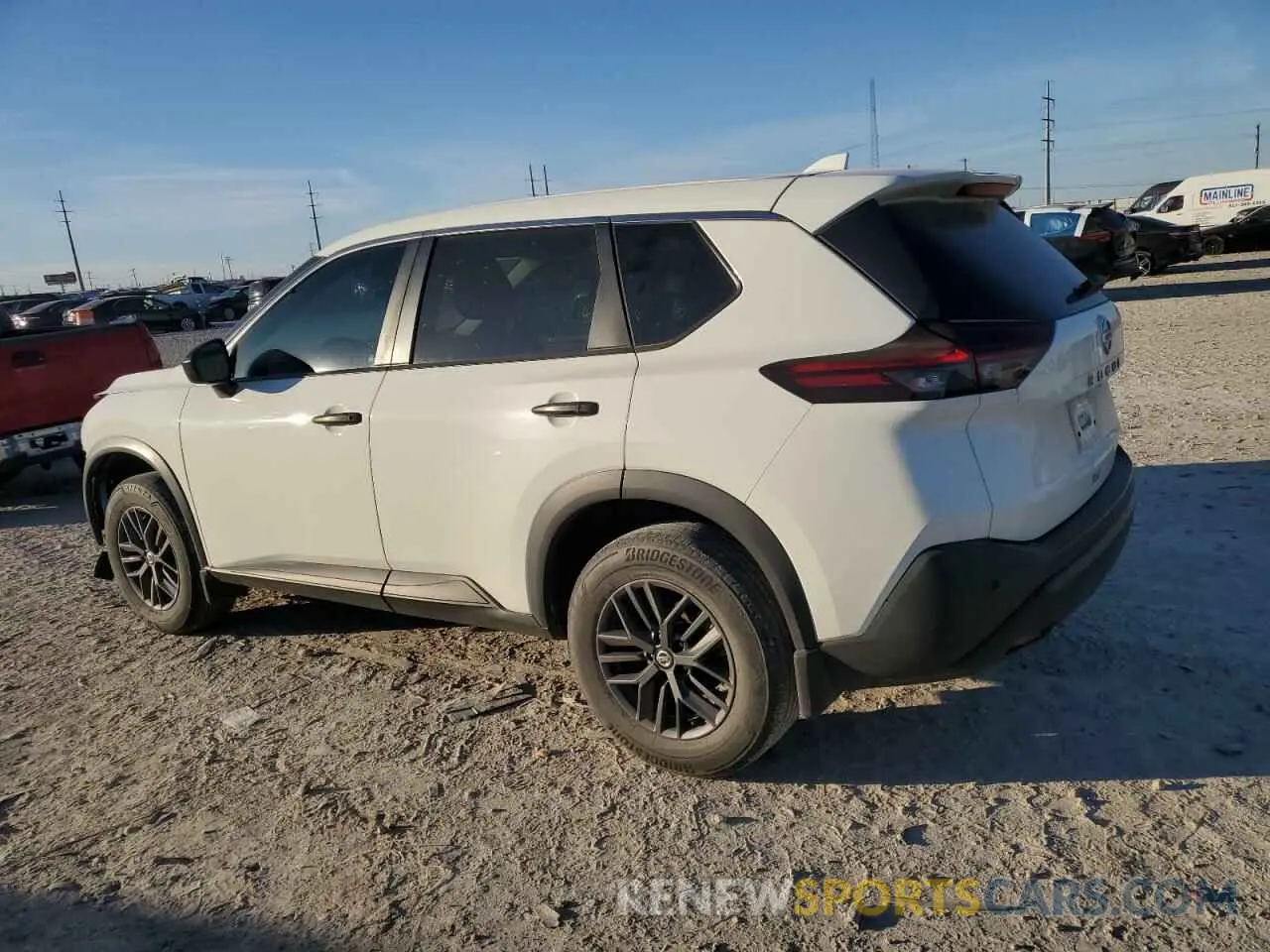 2 fotografías del automóvil dañado 5N1AT3AA4MC840593 NISSAN ROGUE 2021