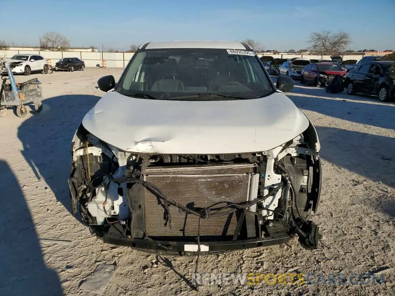 5 fotografías del automóvil dañado 5N1AT3AA4MC840593 NISSAN ROGUE 2021