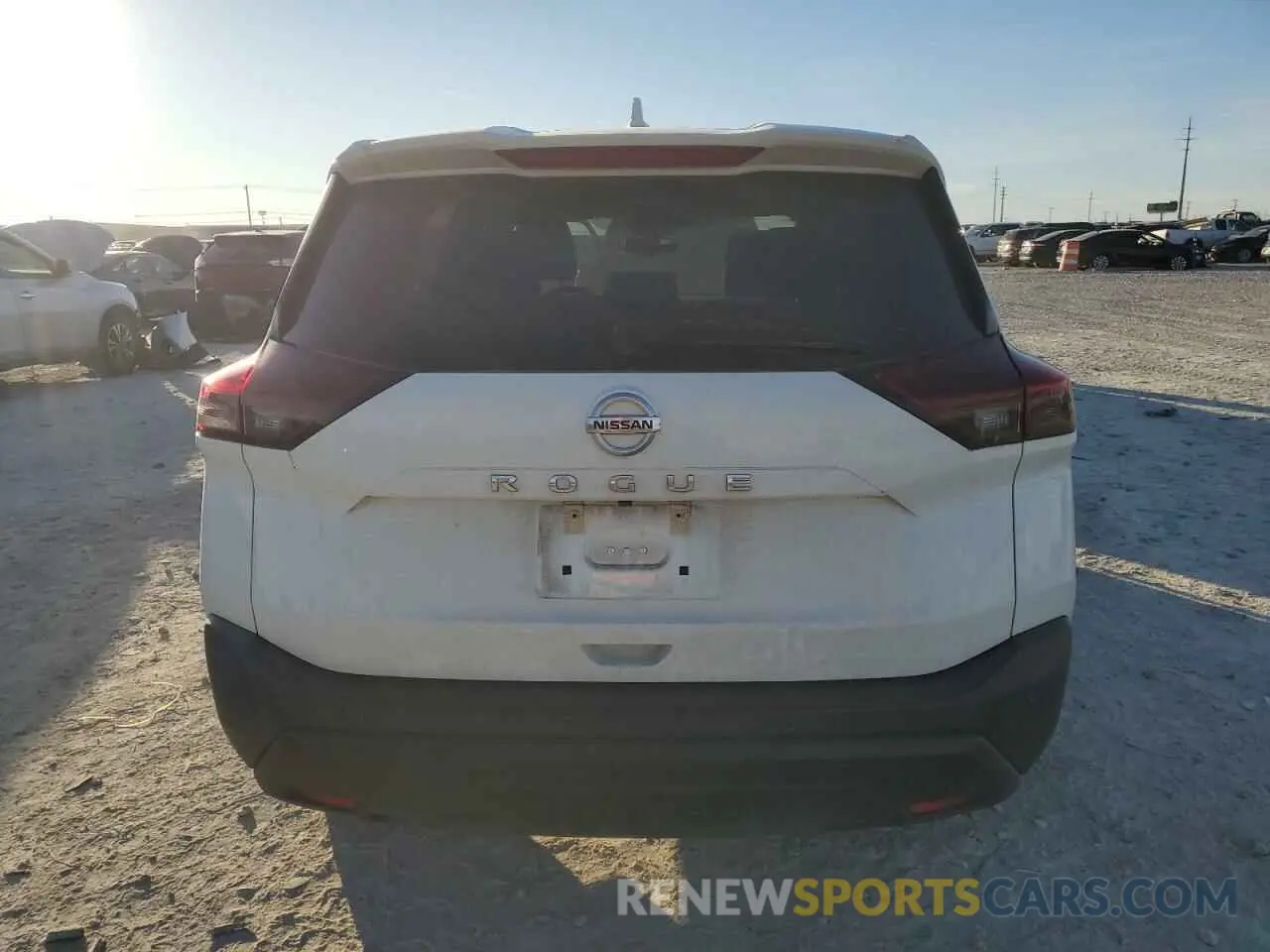 6 fotografías del automóvil dañado 5N1AT3AA4MC840593 NISSAN ROGUE 2021