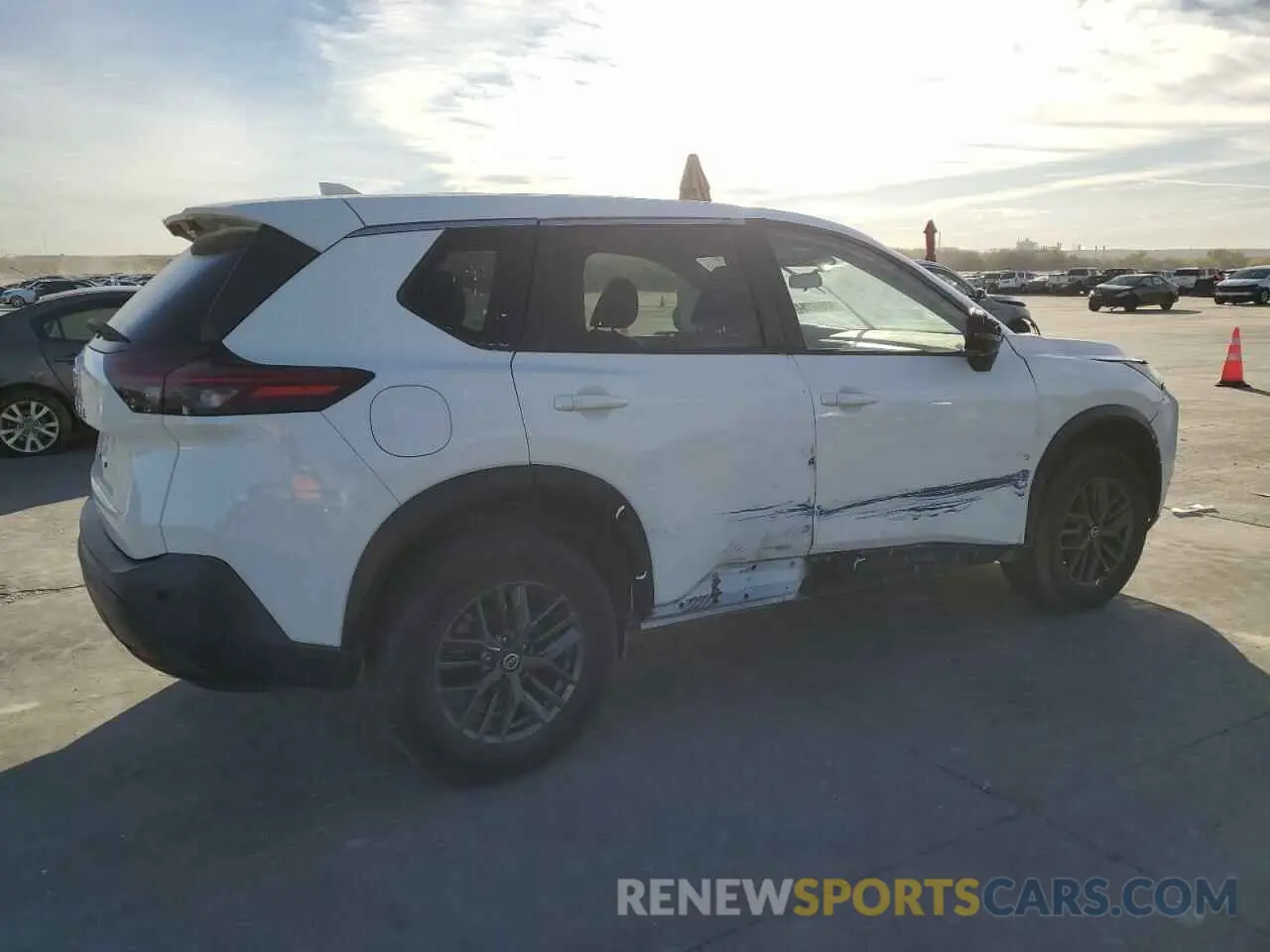 3 fotografías del automóvil dañado 5N1AT3AA5MC728496 NISSAN ROGUE 2021