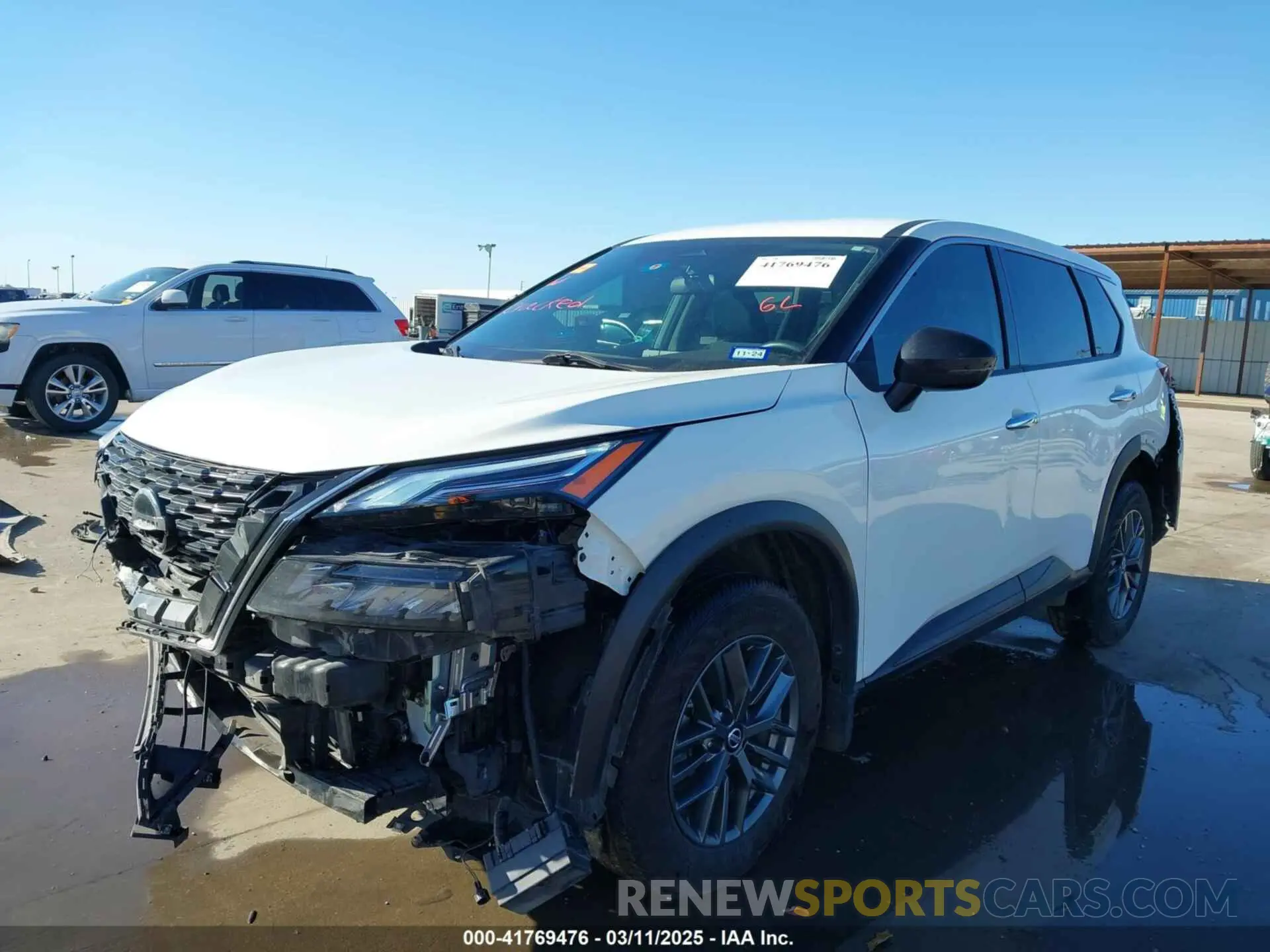 2 fotografías del automóvil dañado 5N1AT3AA5MC828775 NISSAN ROGUE 2021