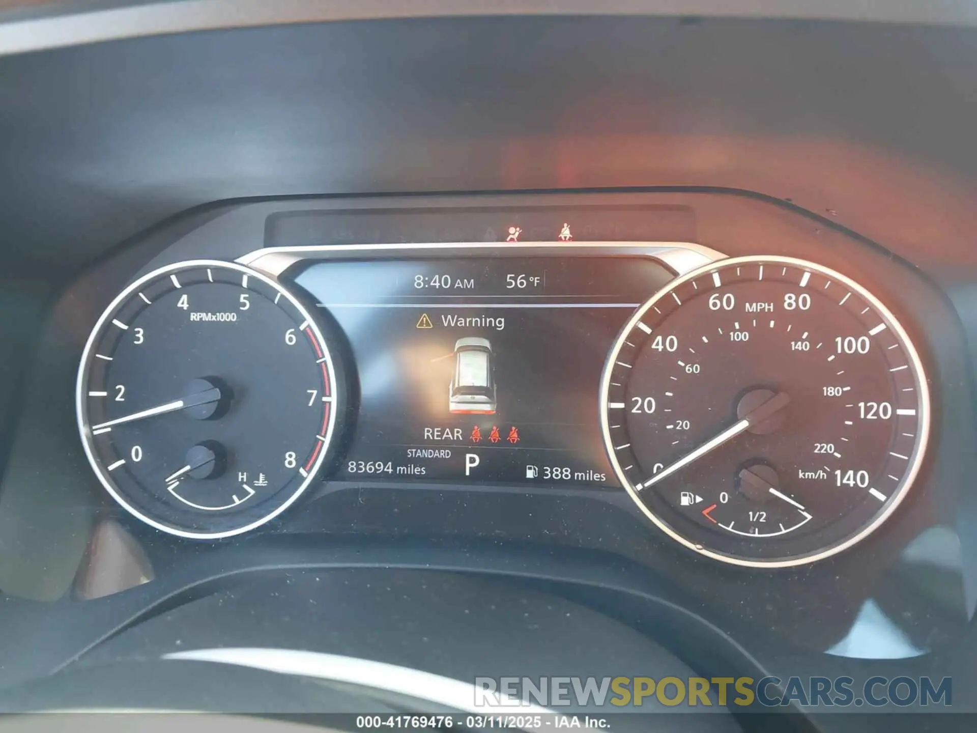 7 fotografías del automóvil dañado 5N1AT3AA5MC828775 NISSAN ROGUE 2021