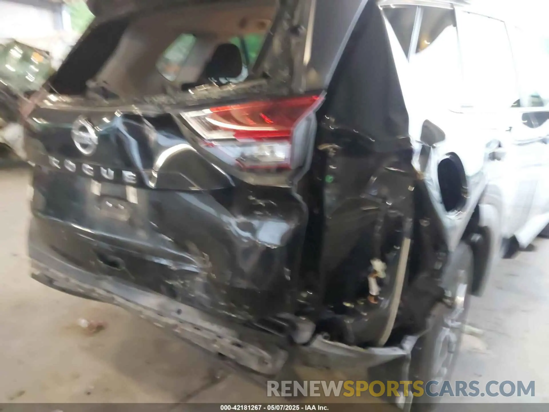6 fotografías del automóvil dañado 5N1AT3AA6MC688333 NISSAN ROGUE 2021