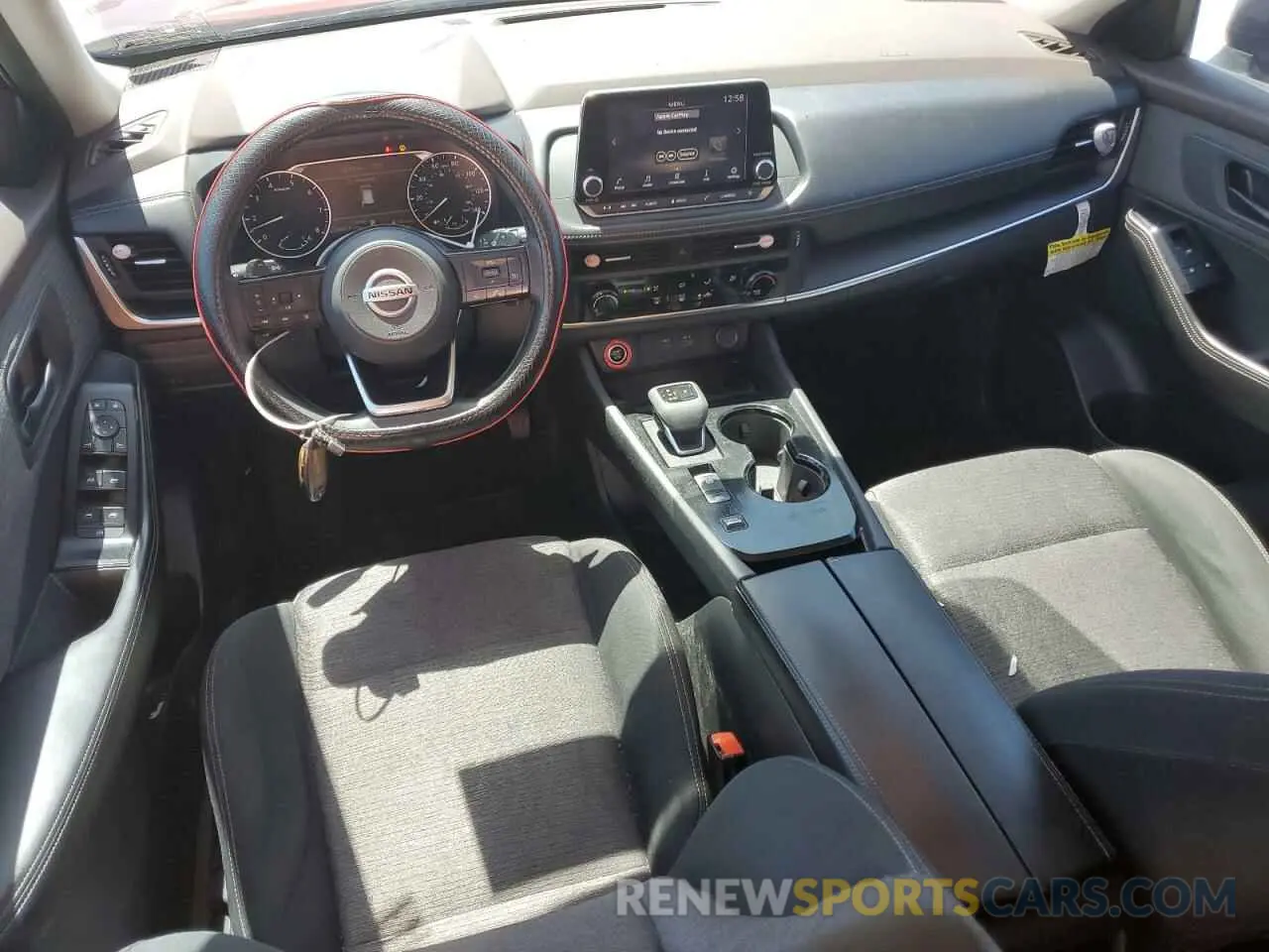 8 fotografías del automóvil dañado 5N1AT3AA6MC820474 NISSAN ROGUE 2021