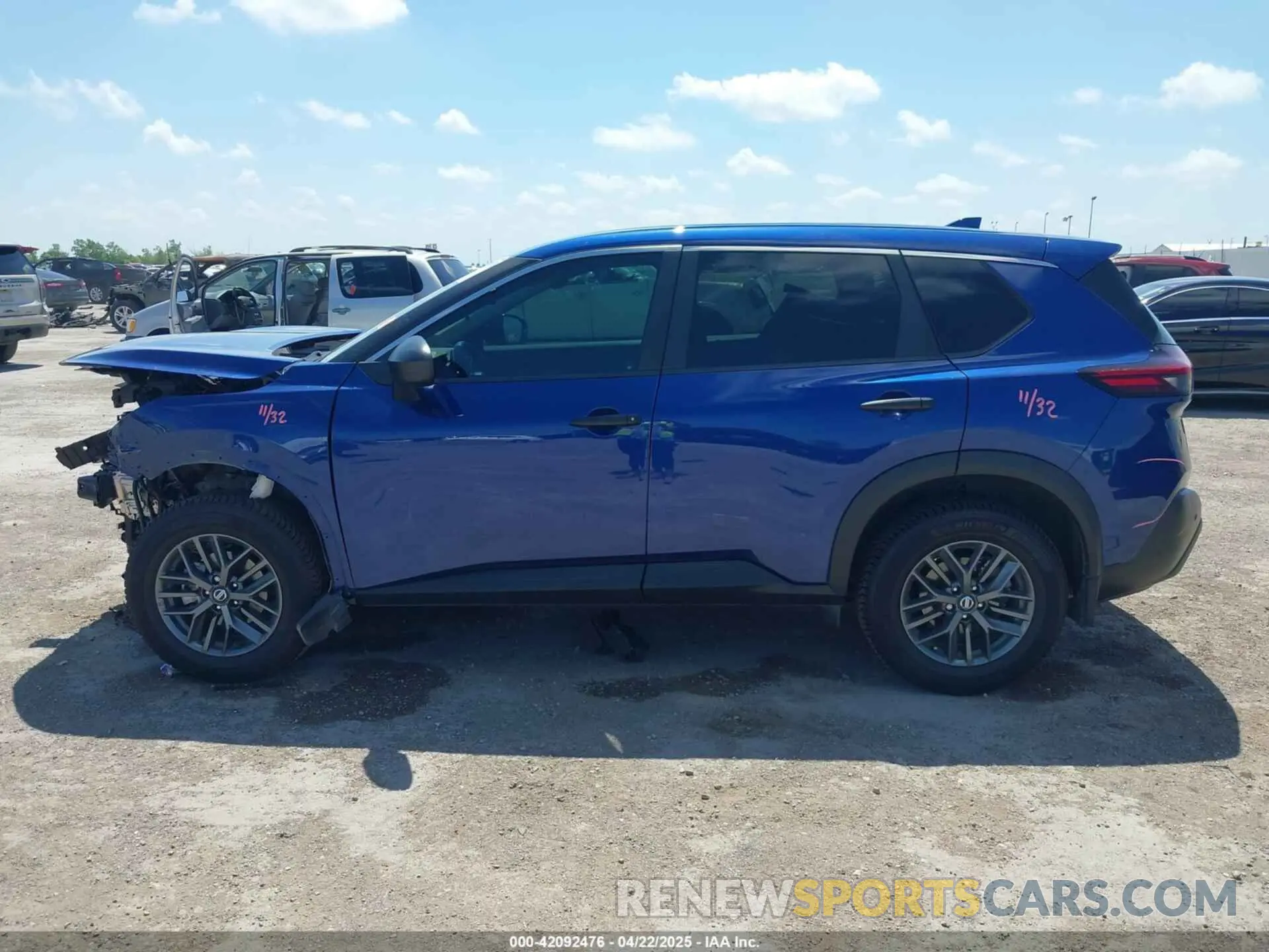 15 fotografías del automóvil dañado 5N1AT3AA9MC683594 NISSAN ROGUE 2021