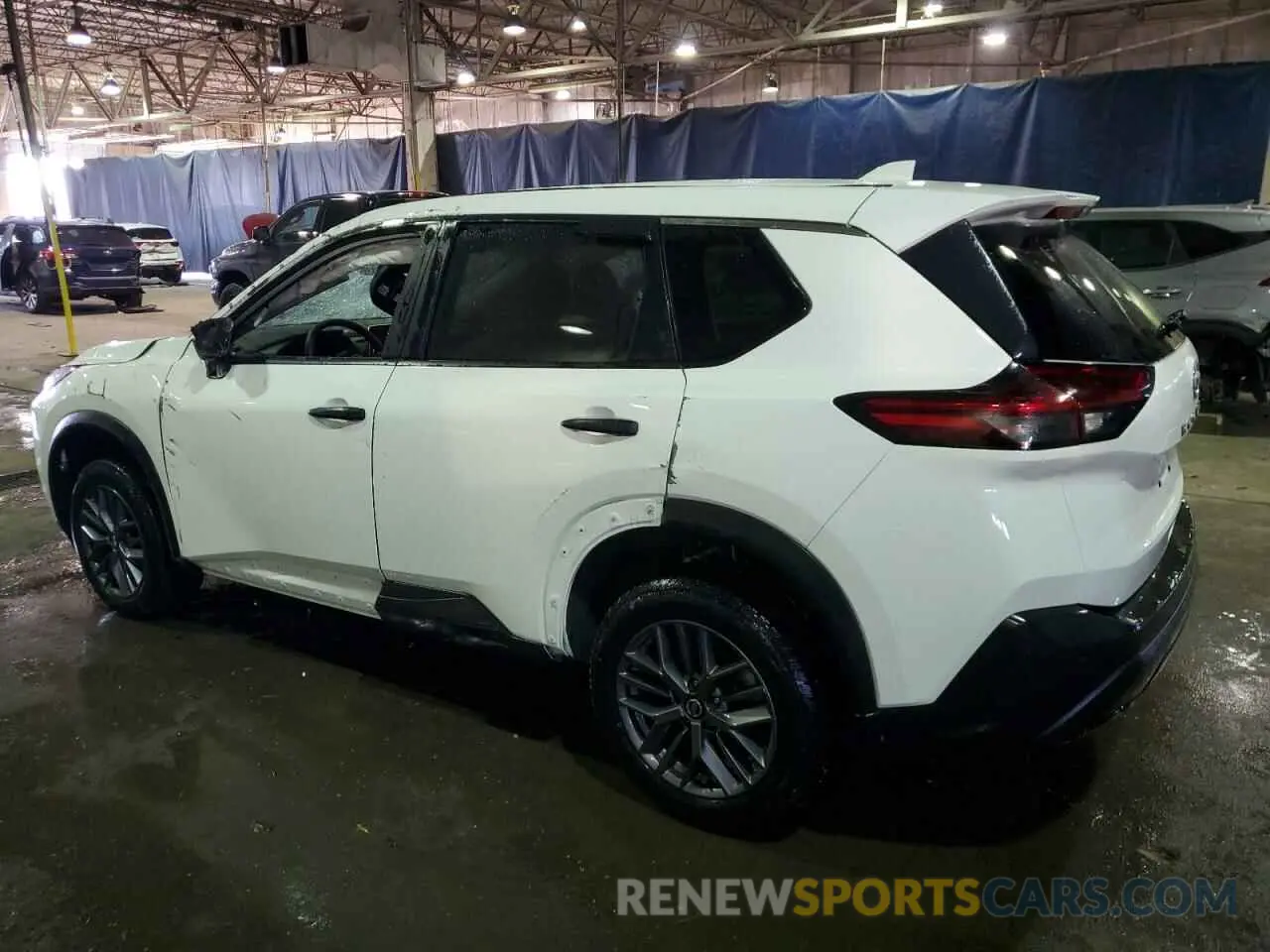 2 fotografías del automóvil dañado 5N1AT3AA9MC750131 NISSAN ROGUE 2021