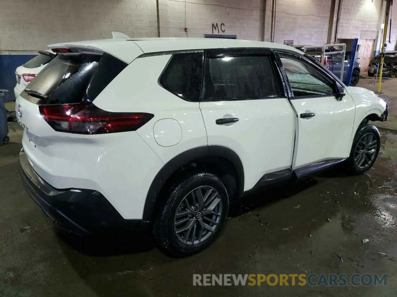 3 fotografías del automóvil dañado 5N1AT3AA9MC750131 NISSAN ROGUE 2021