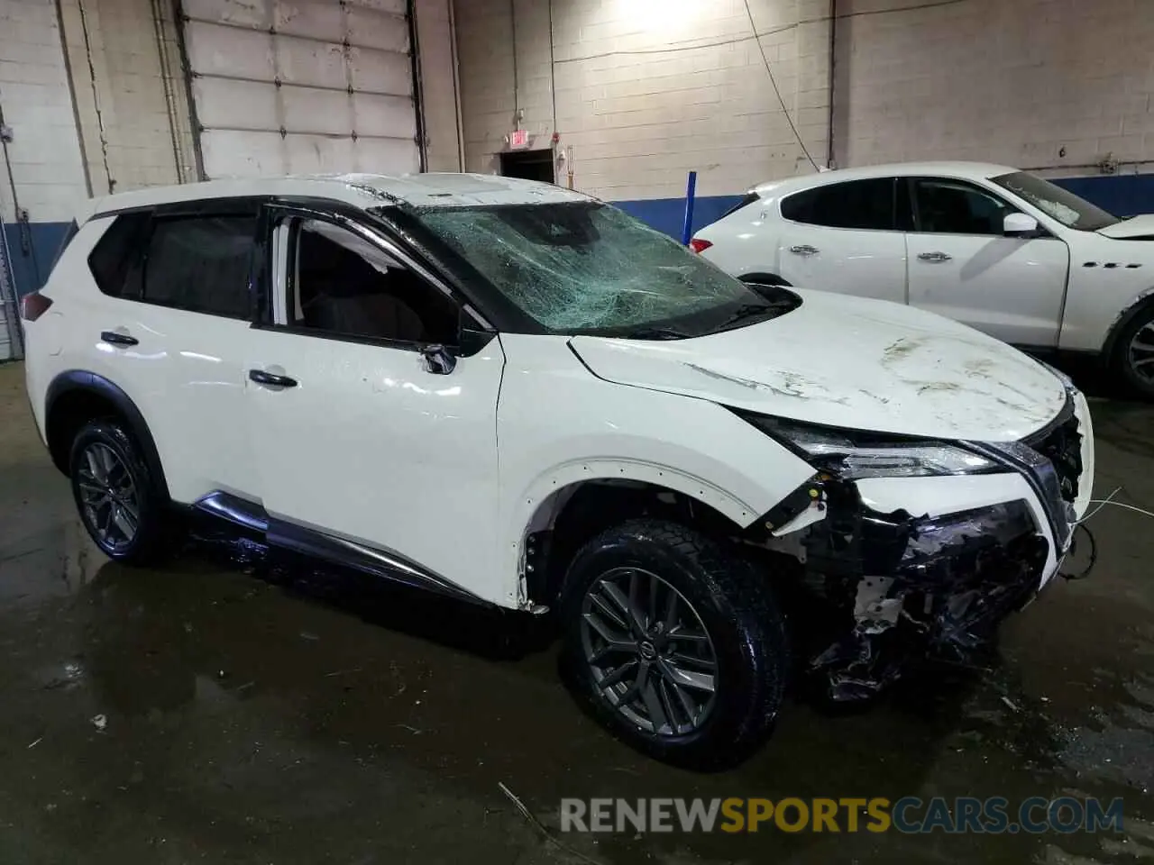 4 fotografías del automóvil dañado 5N1AT3AA9MC750131 NISSAN ROGUE 2021