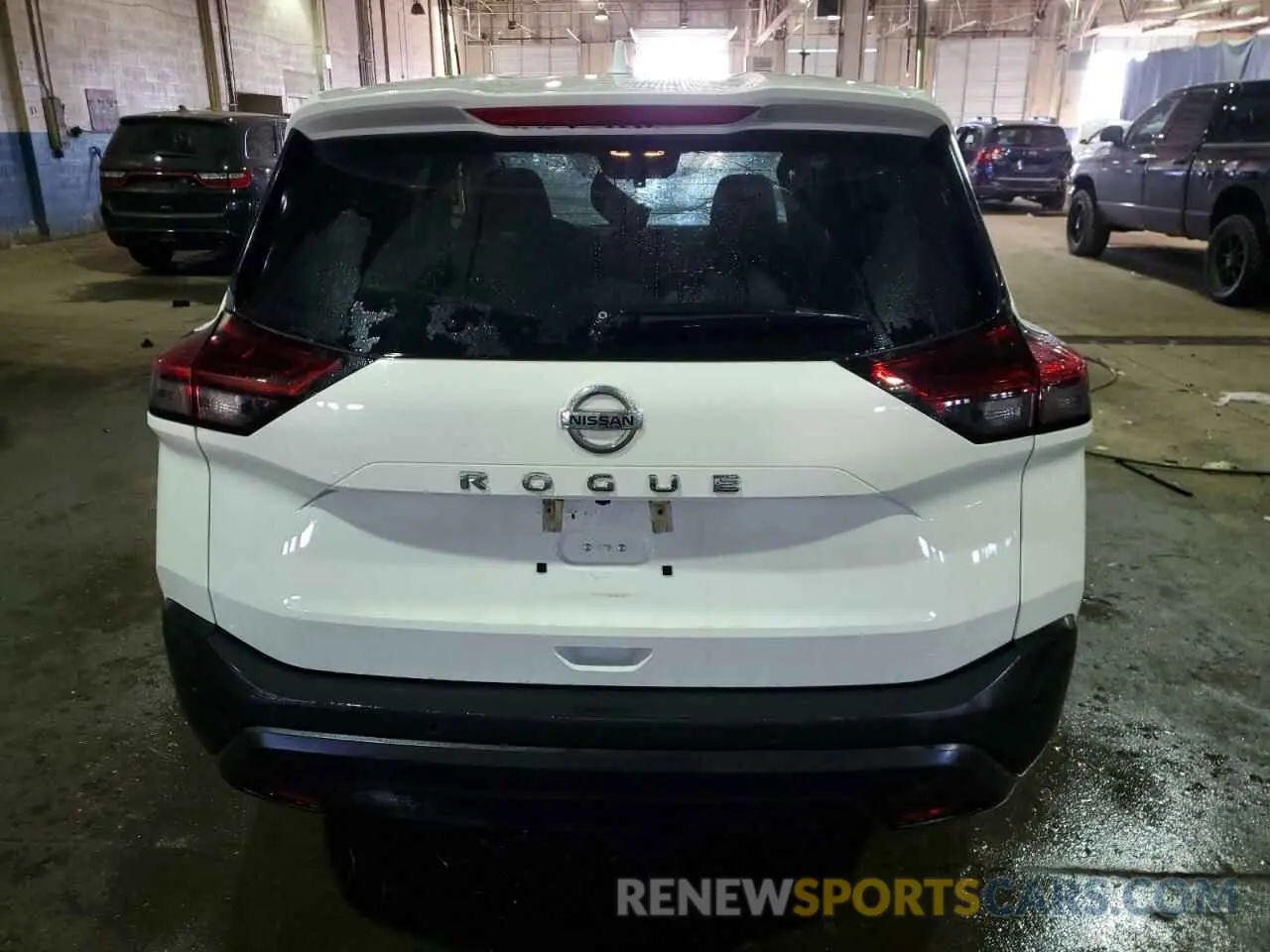 6 fotografías del automóvil dañado 5N1AT3AA9MC750131 NISSAN ROGUE 2021