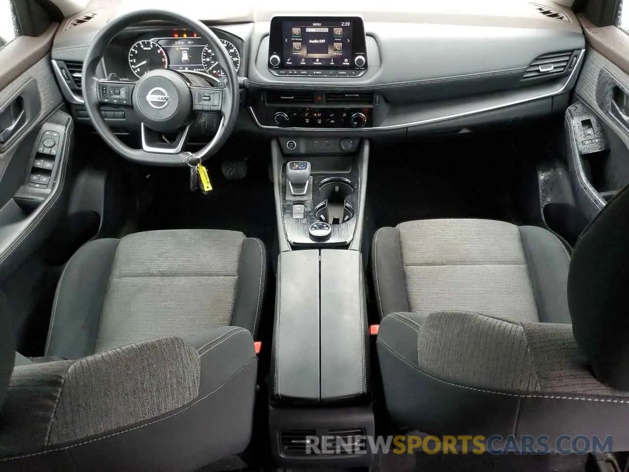 8 fotografías del automóvil dañado 5N1AT3AB0MC692189 NISSAN ROGUE 2021