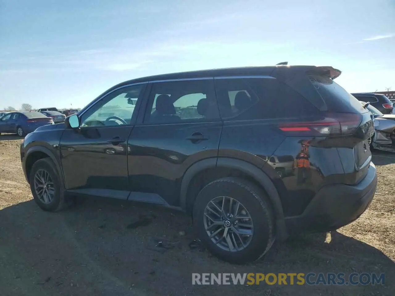 2 fotografías del automóvil dañado 5N1AT3AB1MC837014 NISSAN ROGUE 2021