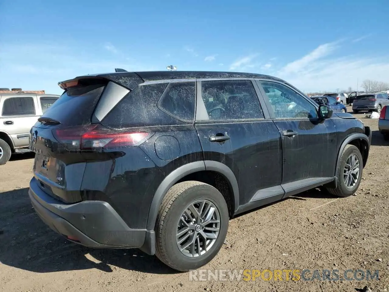 3 fotografías del automóvil dañado 5N1AT3AB1MC837014 NISSAN ROGUE 2021