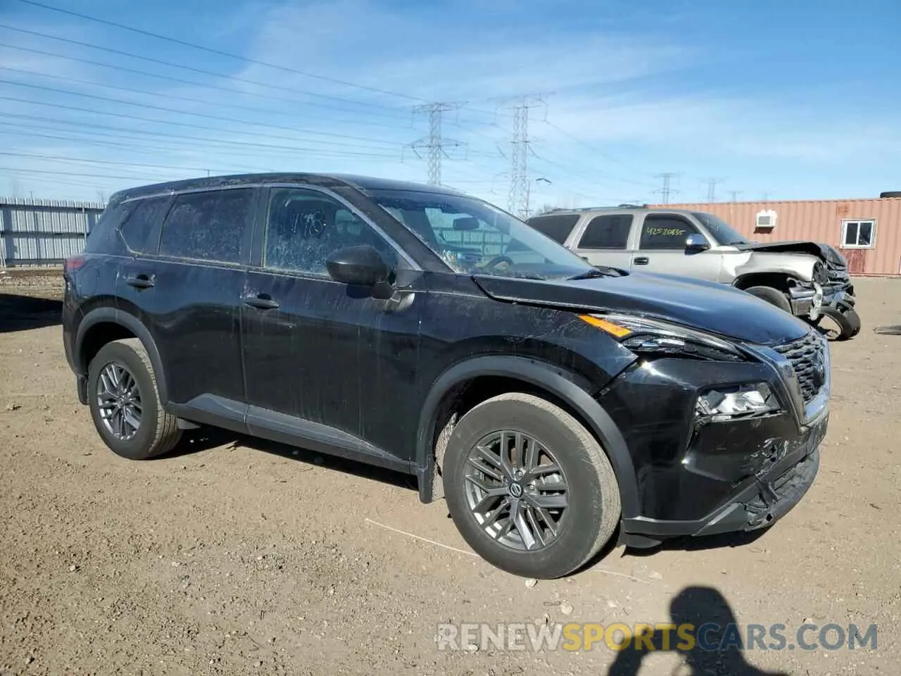 4 fotografías del automóvil dañado 5N1AT3AB1MC837014 NISSAN ROGUE 2021