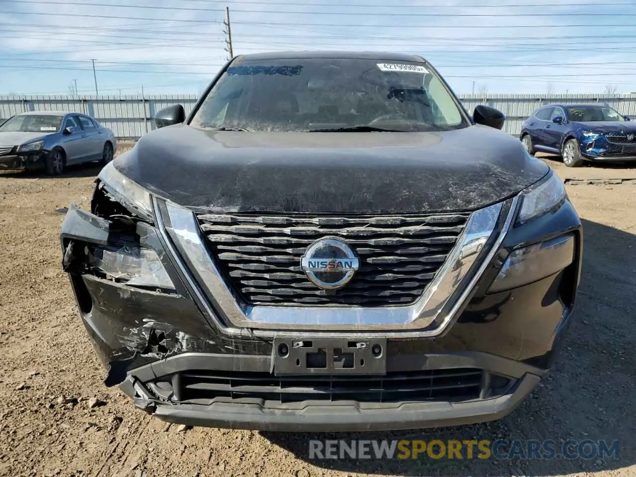 5 fotografías del automóvil dañado 5N1AT3AB1MC837014 NISSAN ROGUE 2021