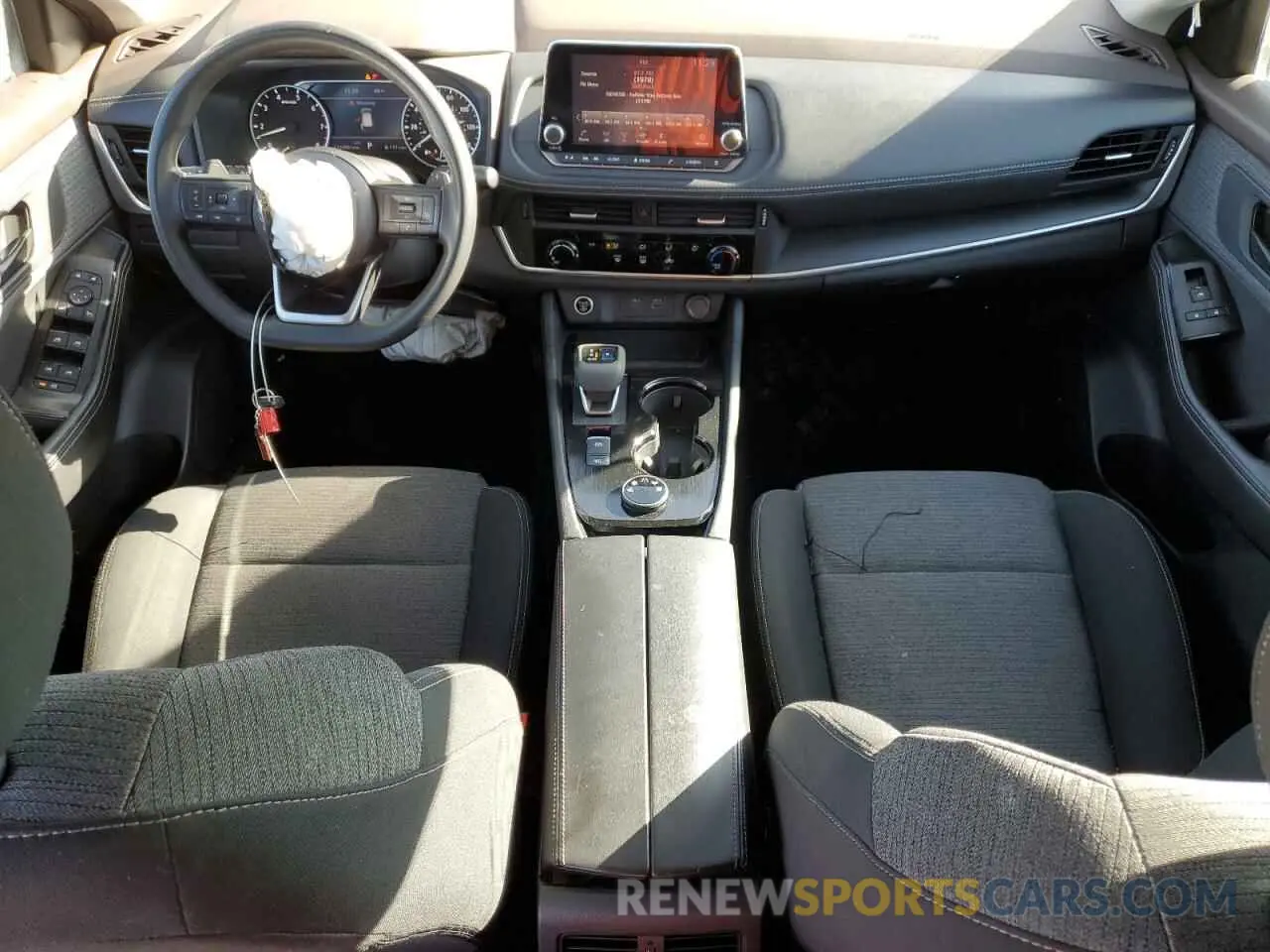 8 fotografías del automóvil dañado 5N1AT3AB1MC837014 NISSAN ROGUE 2021