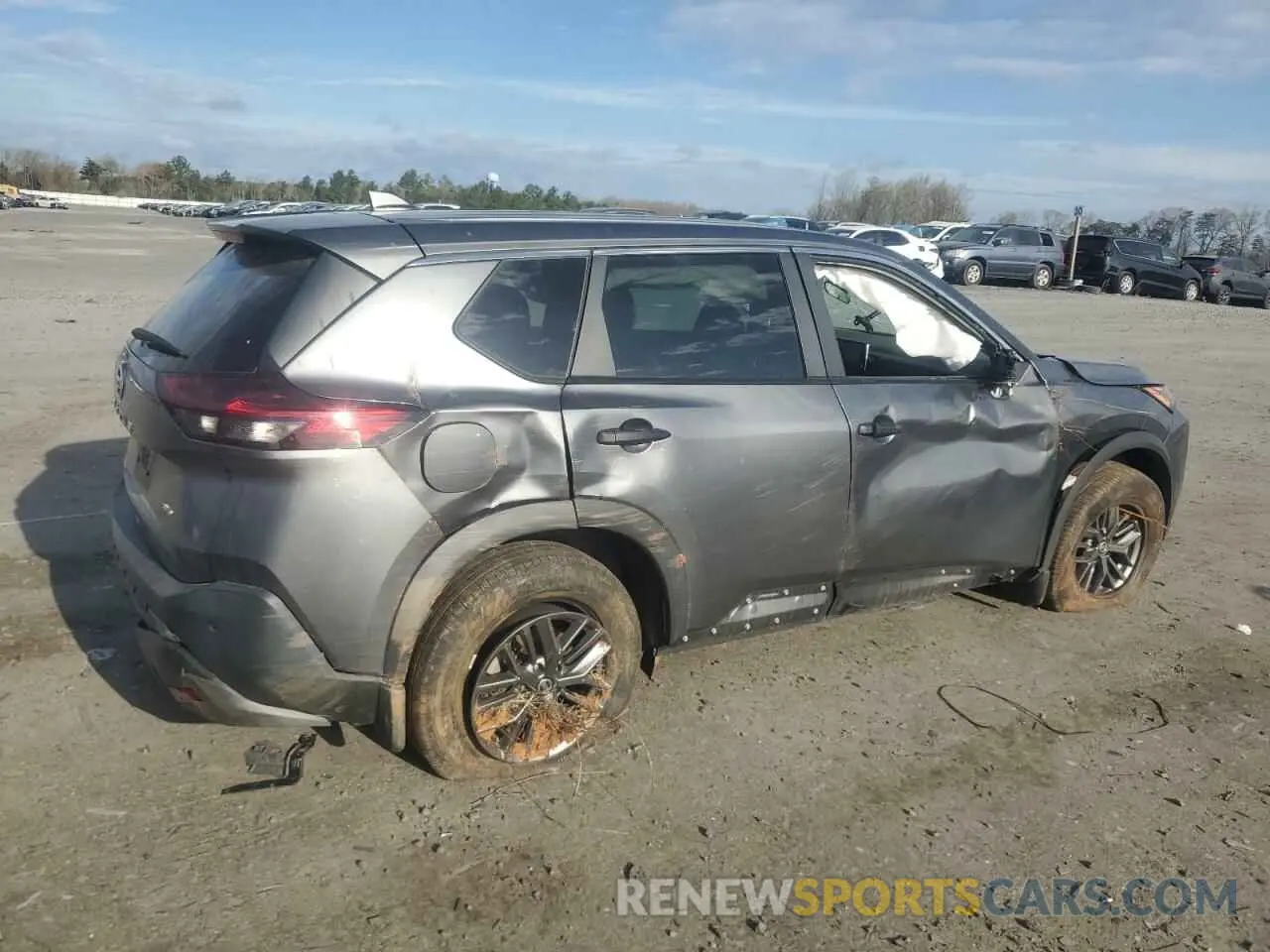 3 fotografías del automóvil dañado 5N1AT3AB2MC841248 NISSAN ROGUE 2021