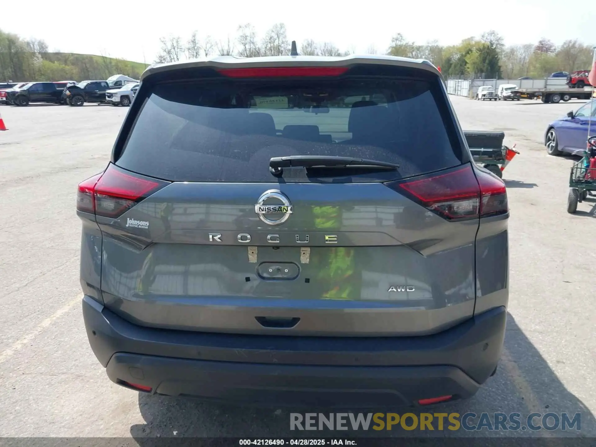 17 fotografías del automóvil dañado 5N1AT3AB3MC767192 NISSAN ROGUE 2021