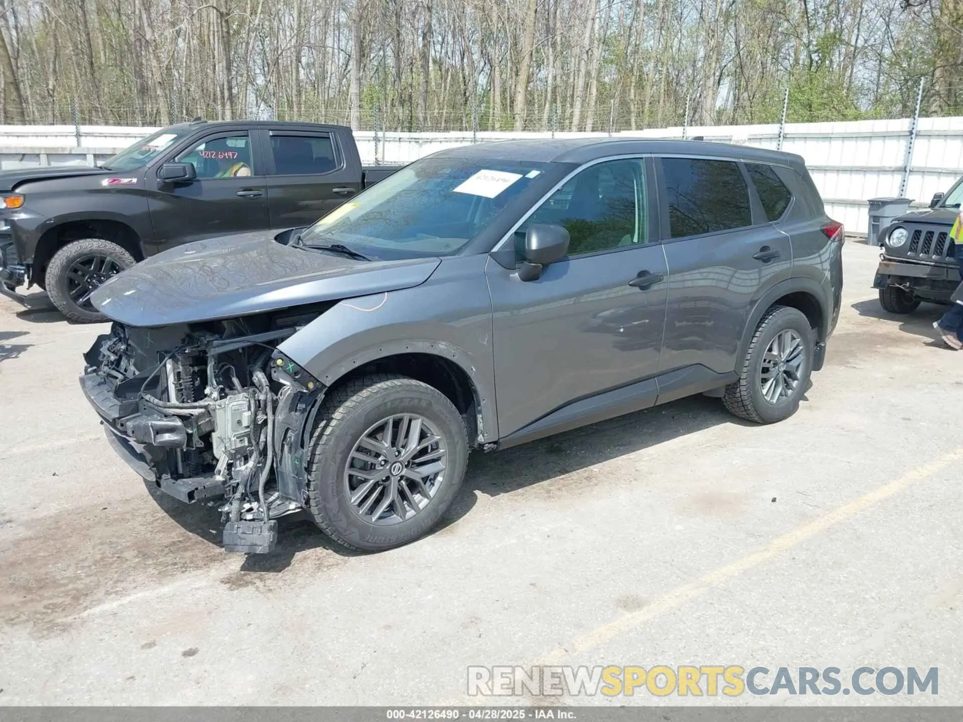 2 fotografías del automóvil dañado 5N1AT3AB3MC767192 NISSAN ROGUE 2021