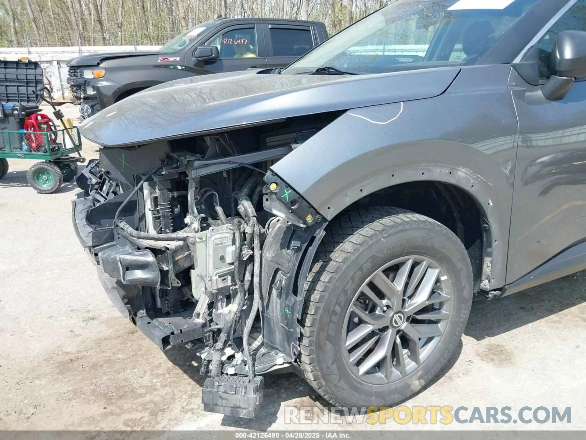 6 fotografías del automóvil dañado 5N1AT3AB3MC767192 NISSAN ROGUE 2021