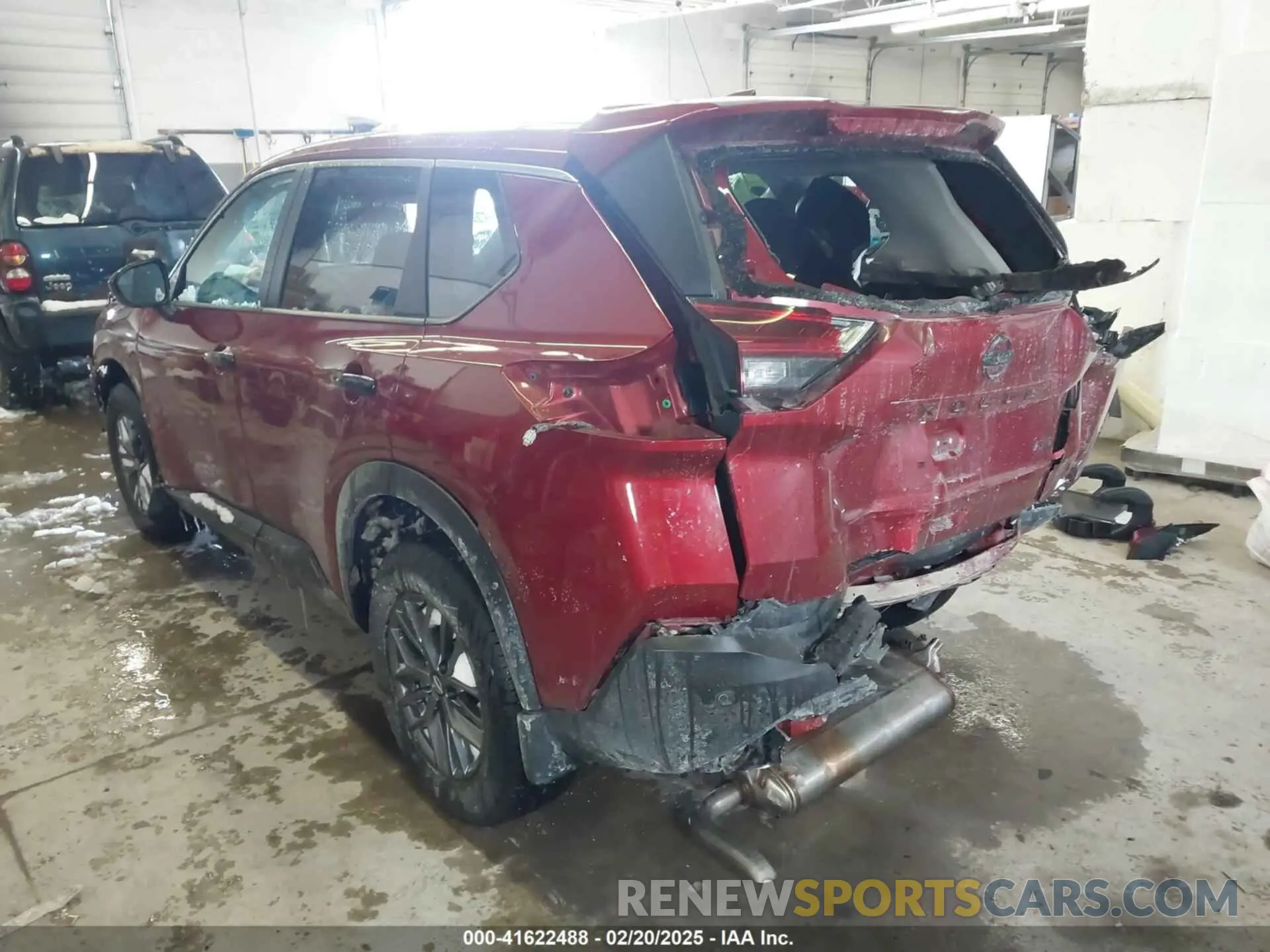 3 fotografías del automóvil dañado 5N1AT3AB3MC798877 NISSAN ROGUE 2021