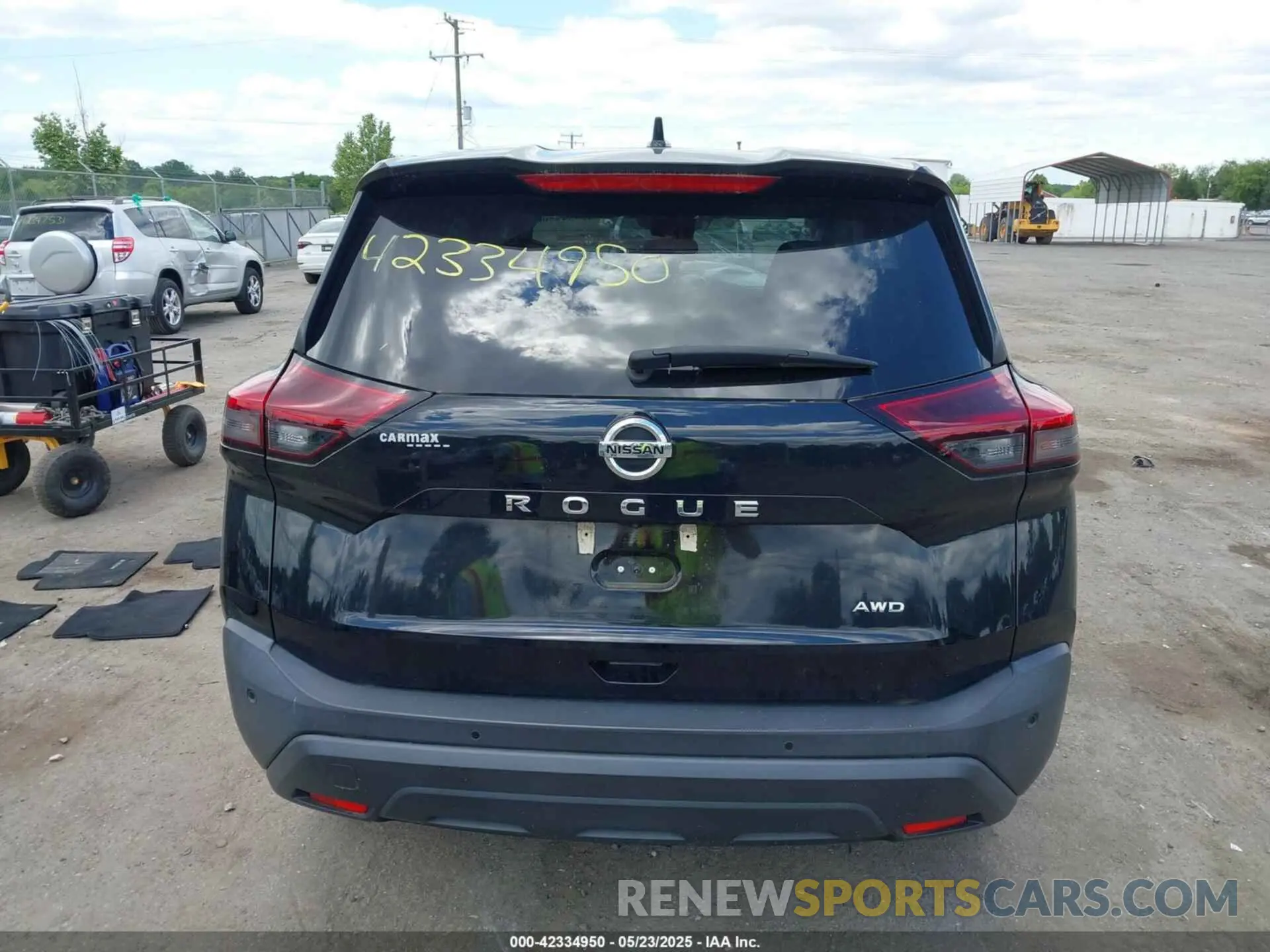 17 fotografías del automóvil dañado 5N1AT3AB4MC847021 NISSAN ROGUE 2021