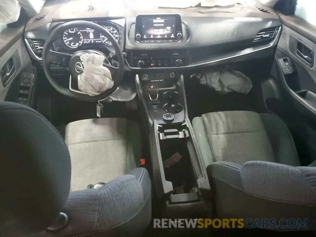 8 fotografías del automóvil dañado 5N1AT3AB5MC847092 NISSAN ROGUE 2021