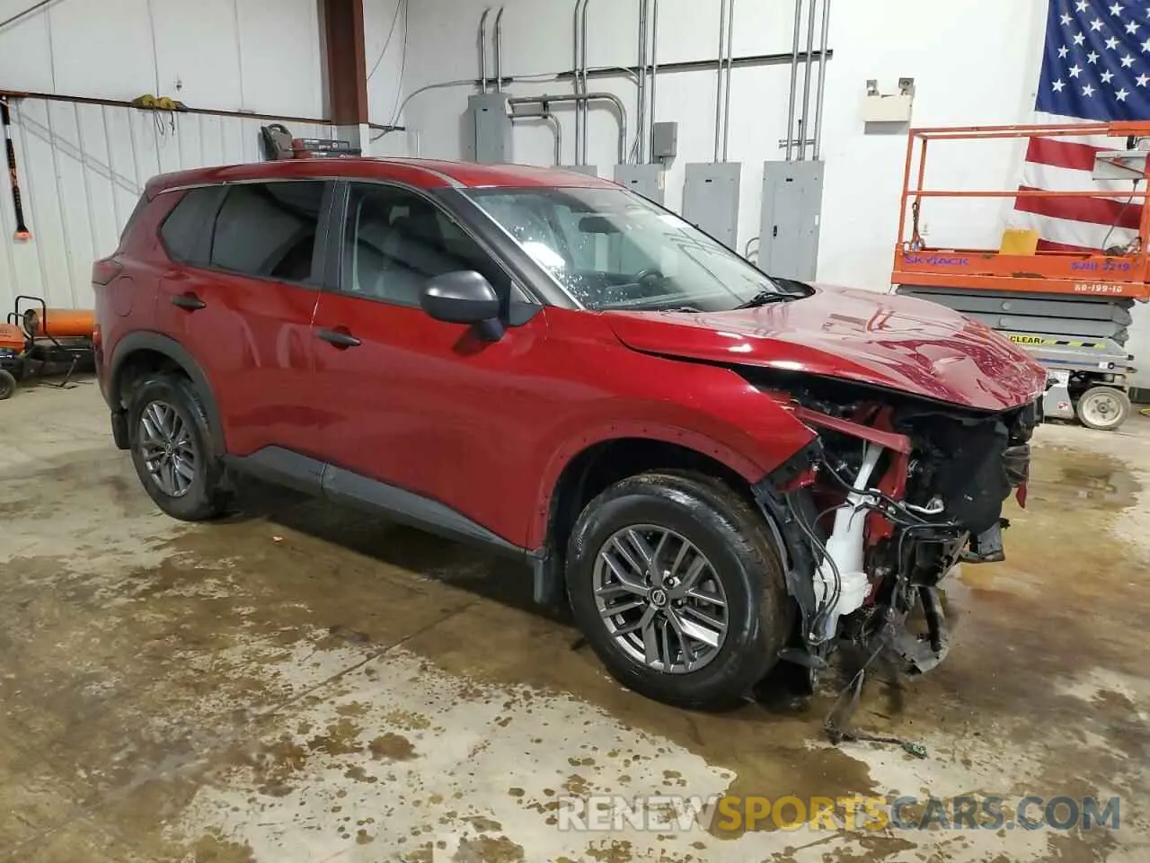 4 fotografías del automóvil dañado 5N1AT3AB7MC698216 NISSAN ROGUE 2021