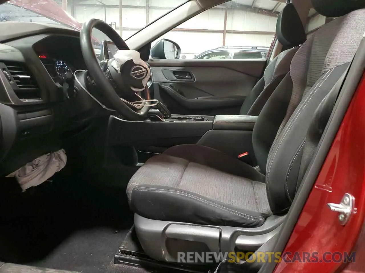 7 fotografías del automóvil dañado 5N1AT3AB7MC698216 NISSAN ROGUE 2021