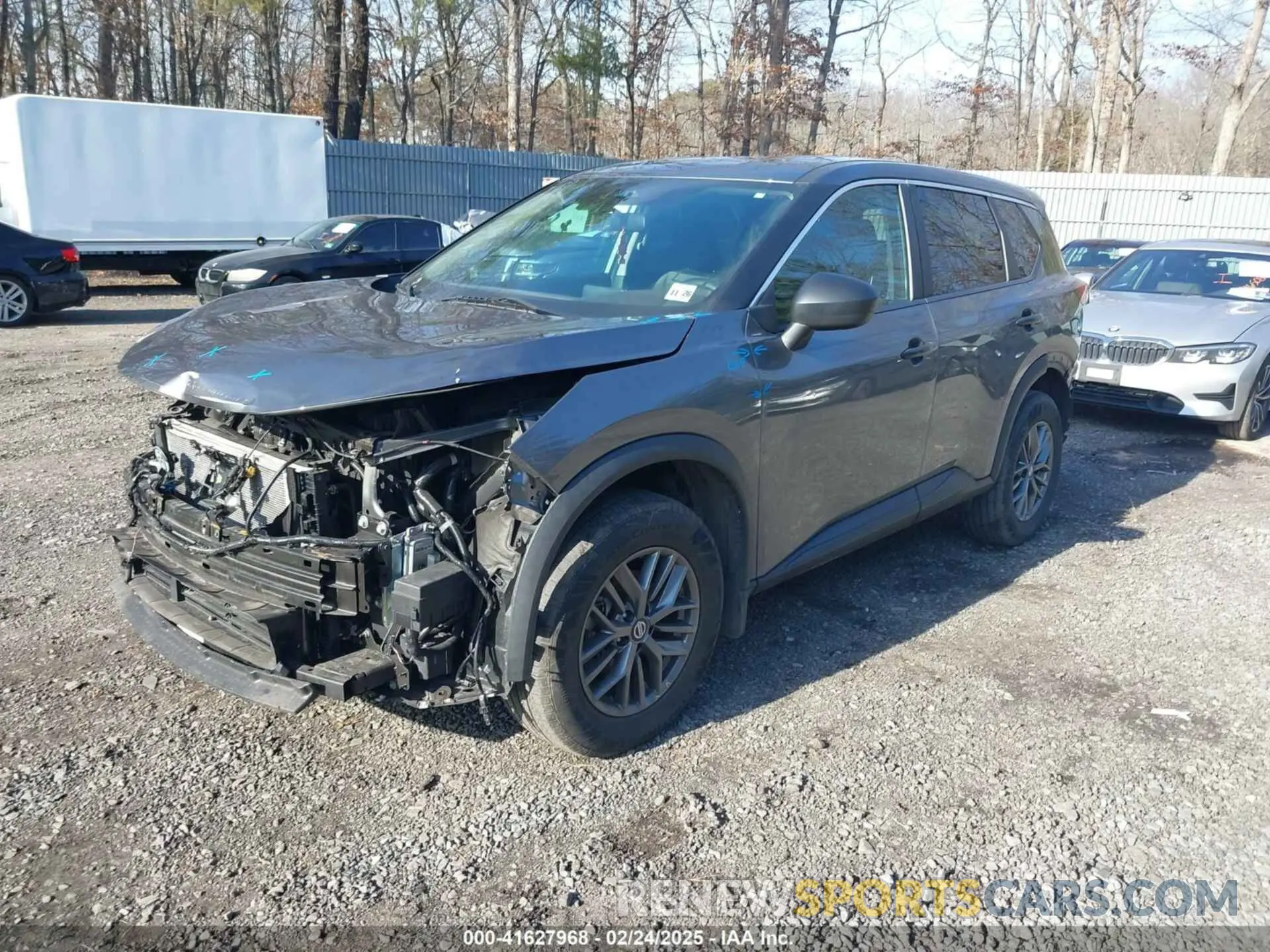 2 fotografías del automóvil dañado 5N1AT3AB7MC786537 NISSAN ROGUE 2021