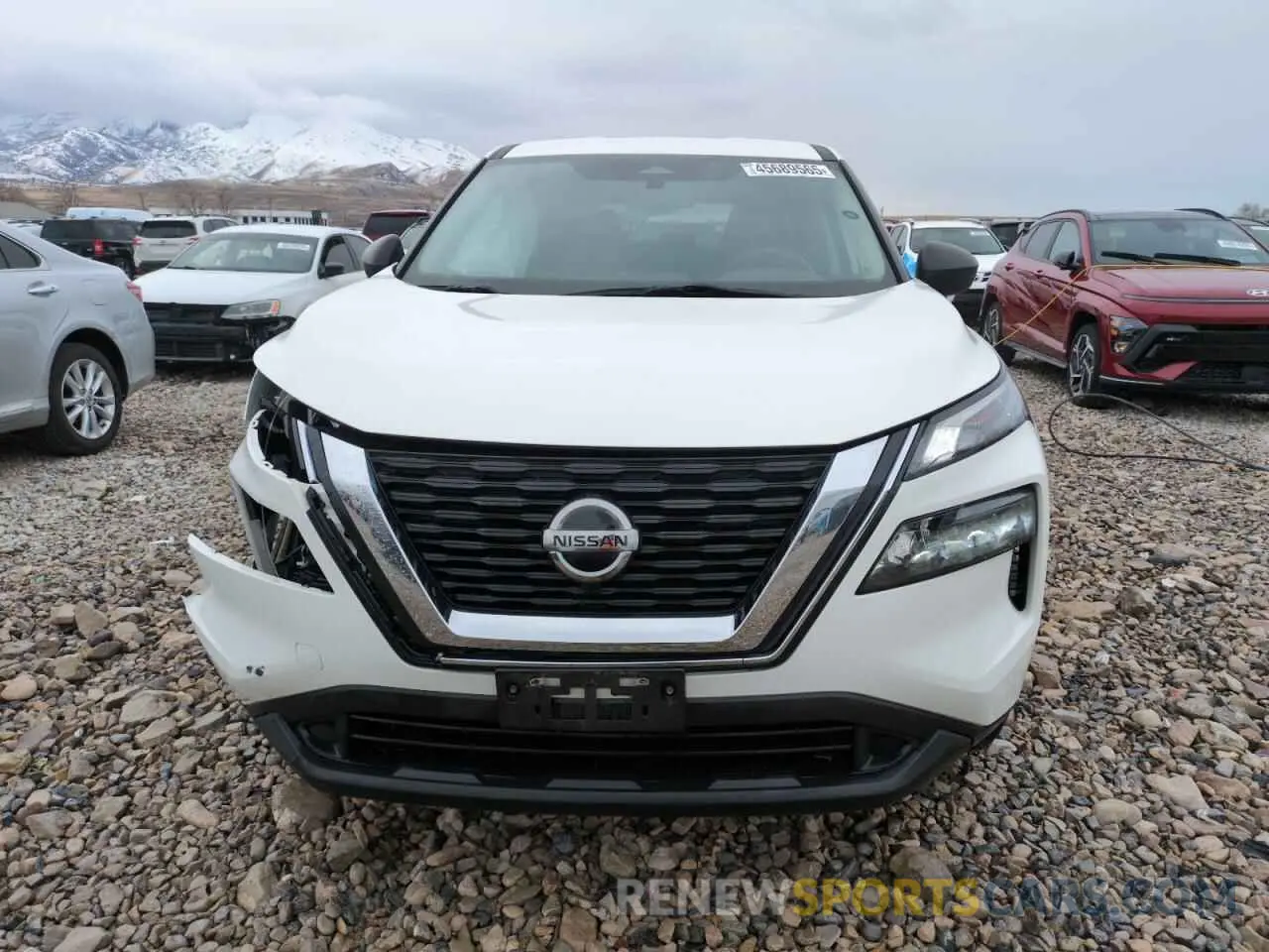 5 fotografías del automóvil dañado 5N1AT3AB7MC831430 NISSAN ROGUE 2021