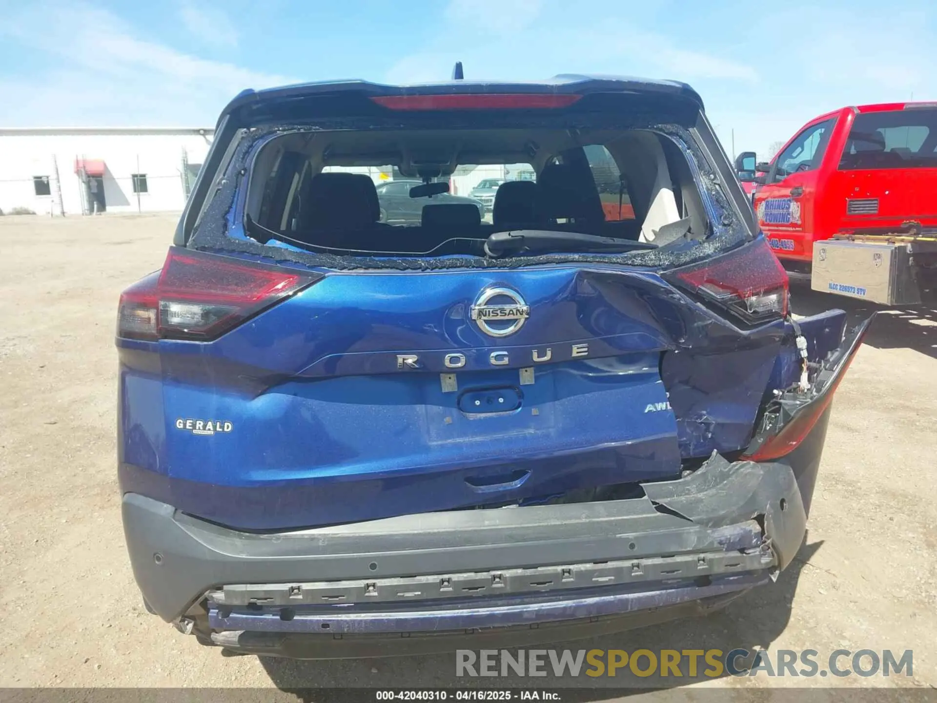 6 fotografías del automóvil dañado 5N1AT3AB7MC849121 NISSAN ROGUE 2021