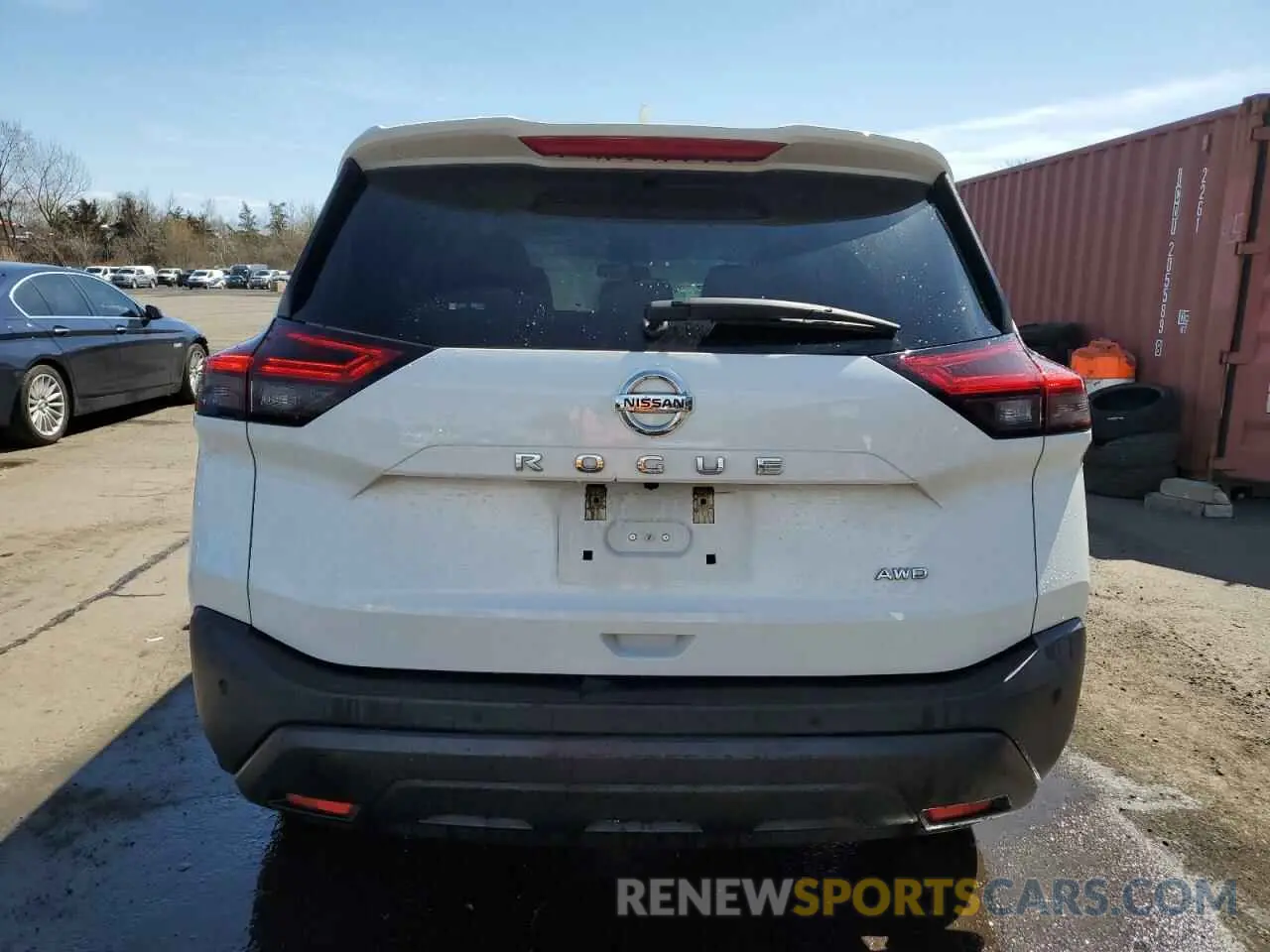 6 fotografías del automóvil dañado 5N1AT3AB8MC834546 NISSAN ROGUE 2021