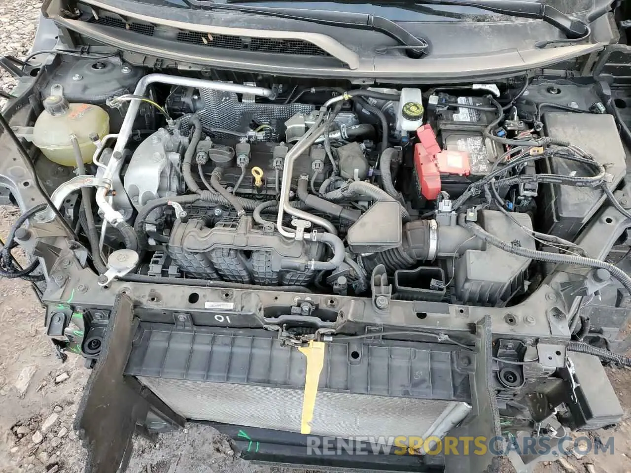12 fotografías del automóvil dañado 5N1AT3AB8MC835566 NISSAN ROGUE 2021