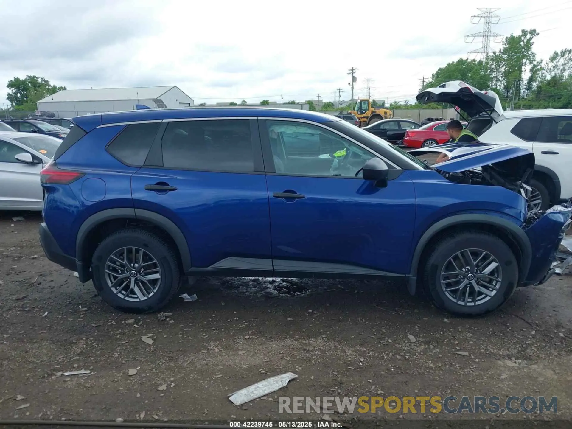 13 fotografías del automóvil dañado 5N1AT3AB9MC750235 NISSAN ROGUE 2021
