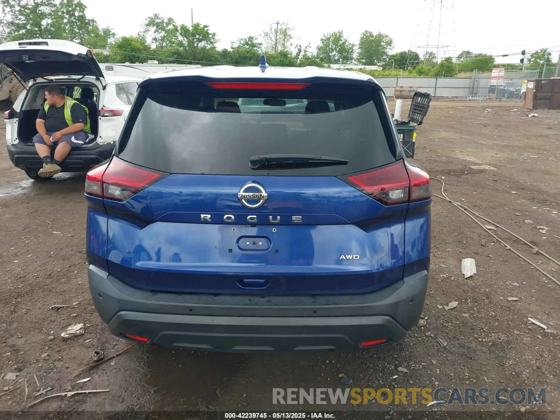 16 fotografías del automóvil dañado 5N1AT3AB9MC750235 NISSAN ROGUE 2021