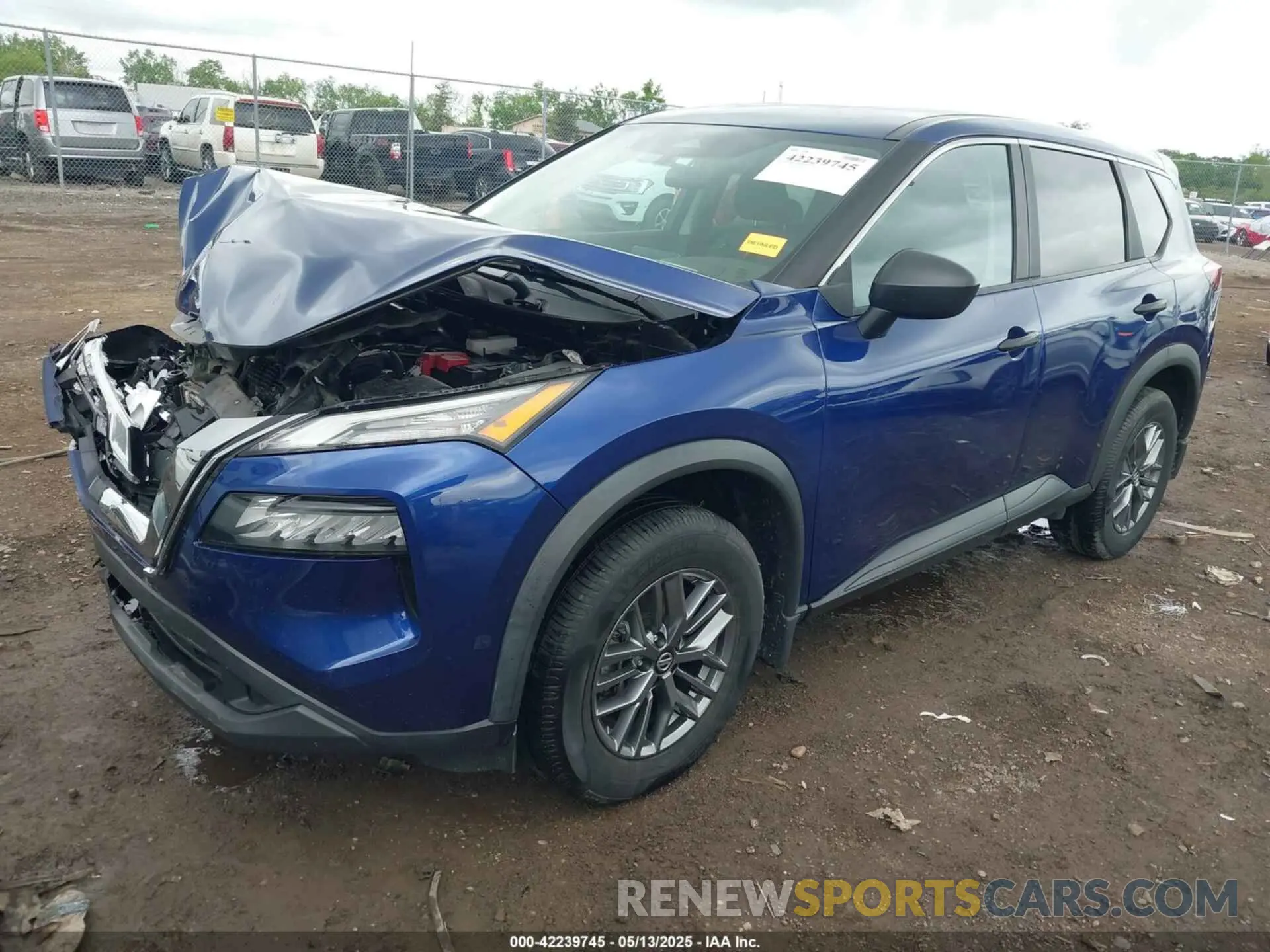 2 fotografías del automóvil dañado 5N1AT3AB9MC750235 NISSAN ROGUE 2021