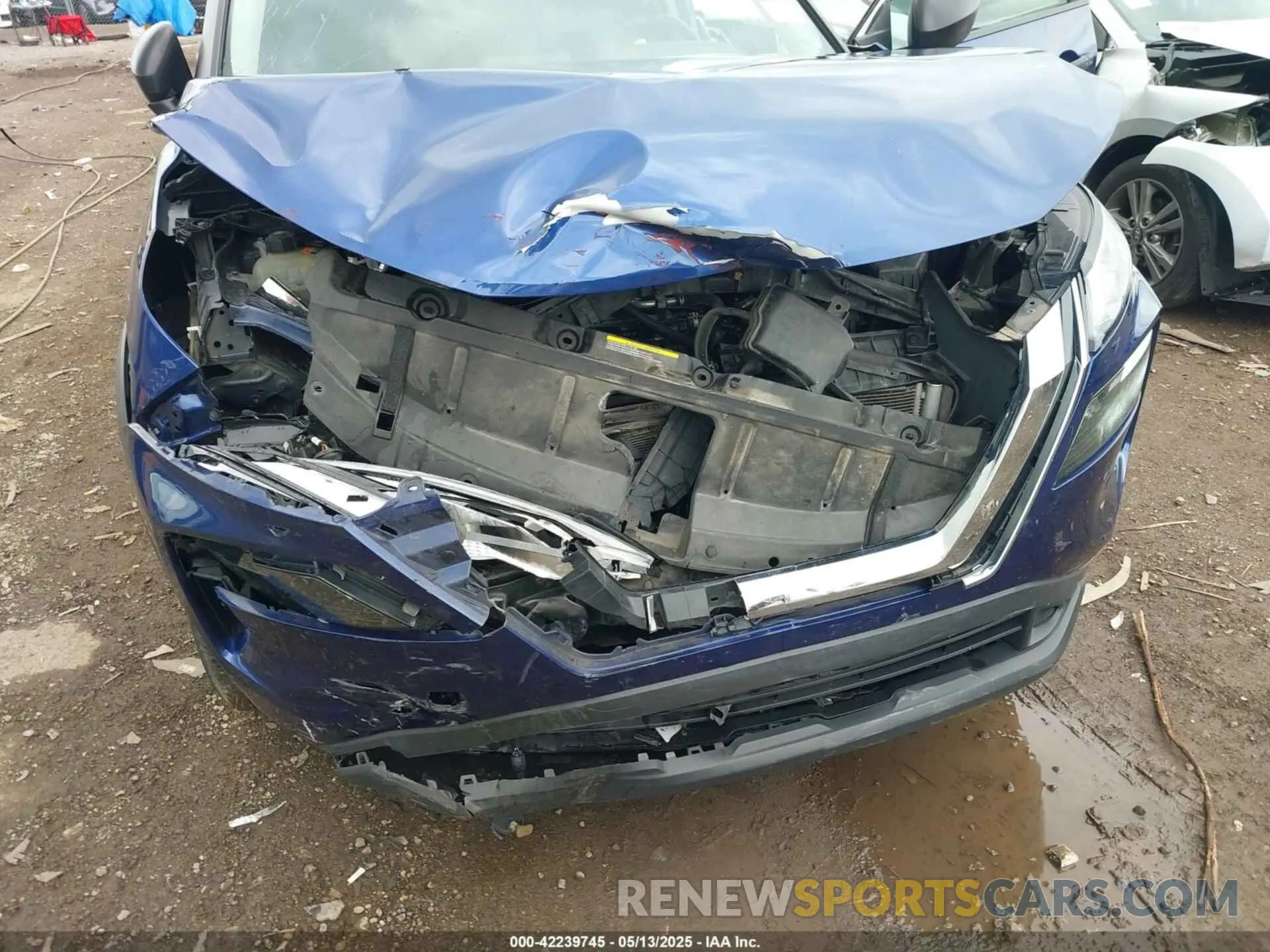 6 fotografías del automóvil dañado 5N1AT3AB9MC750235 NISSAN ROGUE 2021