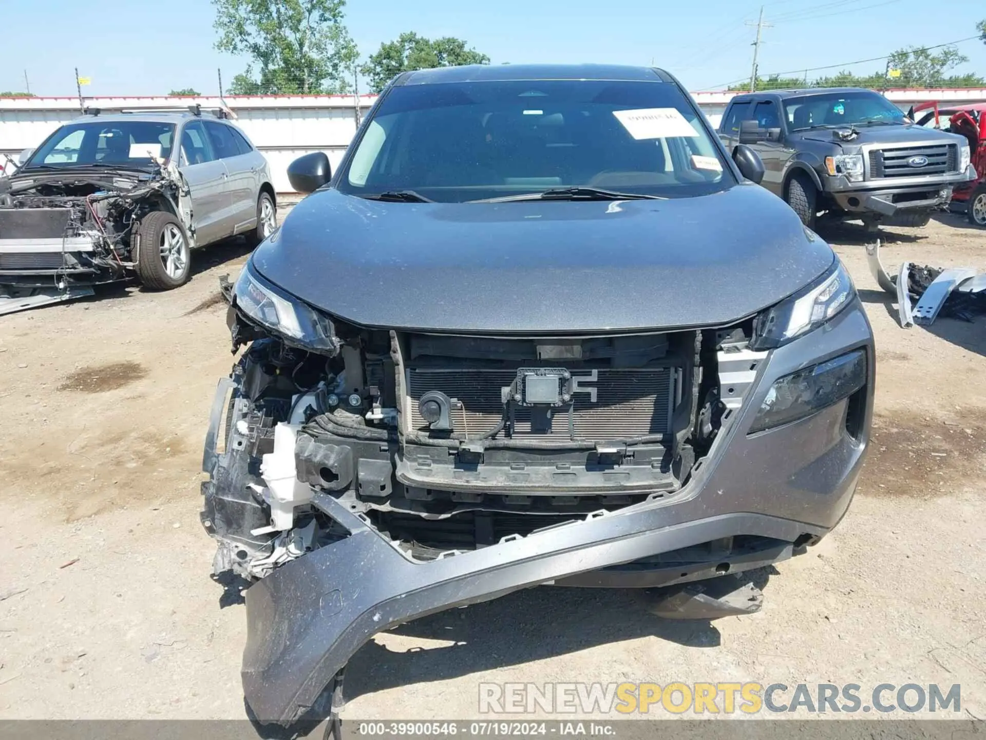 13 fotografías del automóvil dañado 5N1AT3AB9MC829646 NISSAN ROGUE 2021