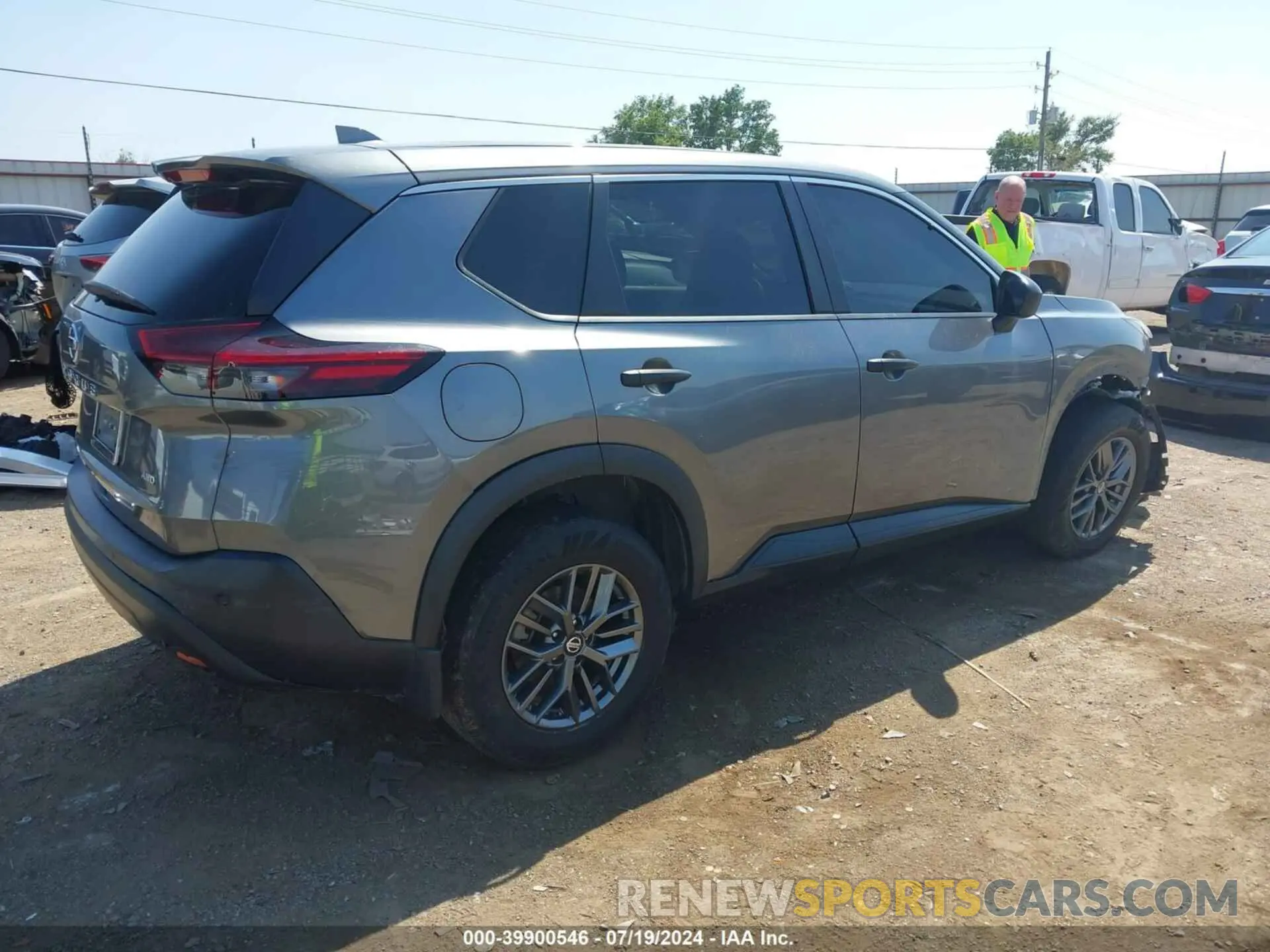 4 fotografías del automóvil dañado 5N1AT3AB9MC829646 NISSAN ROGUE 2021