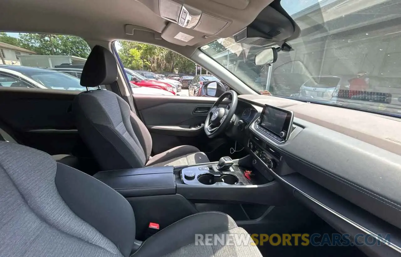 5 fotografías del automóvil dañado 5N1AT3AB9MC834989 NISSAN ROGUE 2021